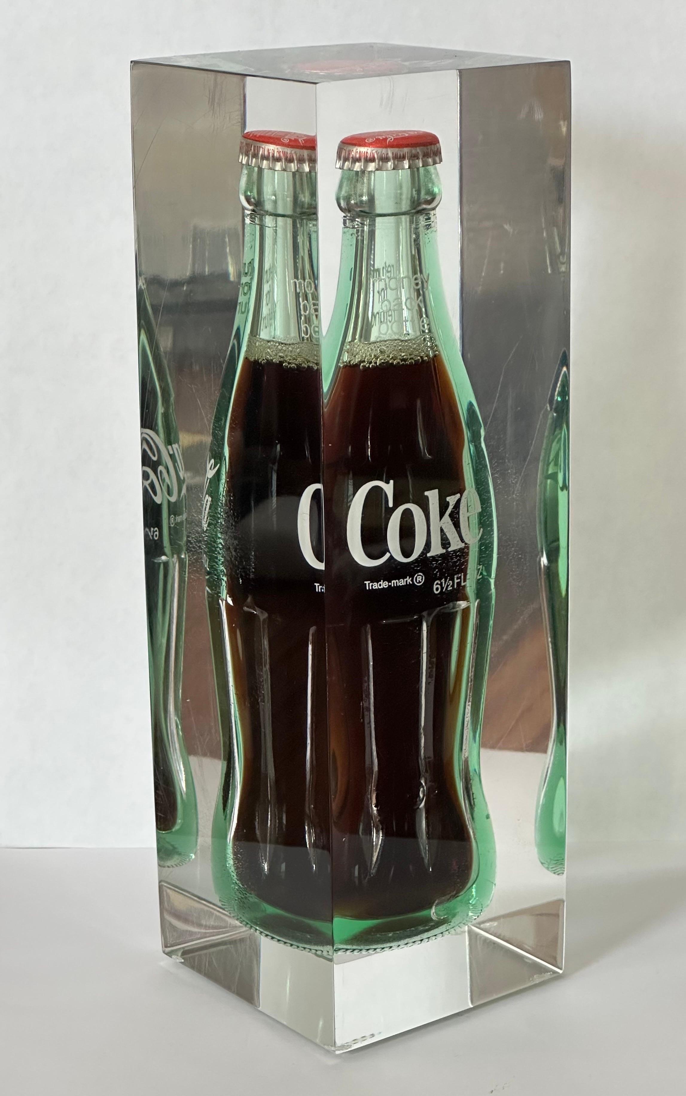uranium glass coke bottle
