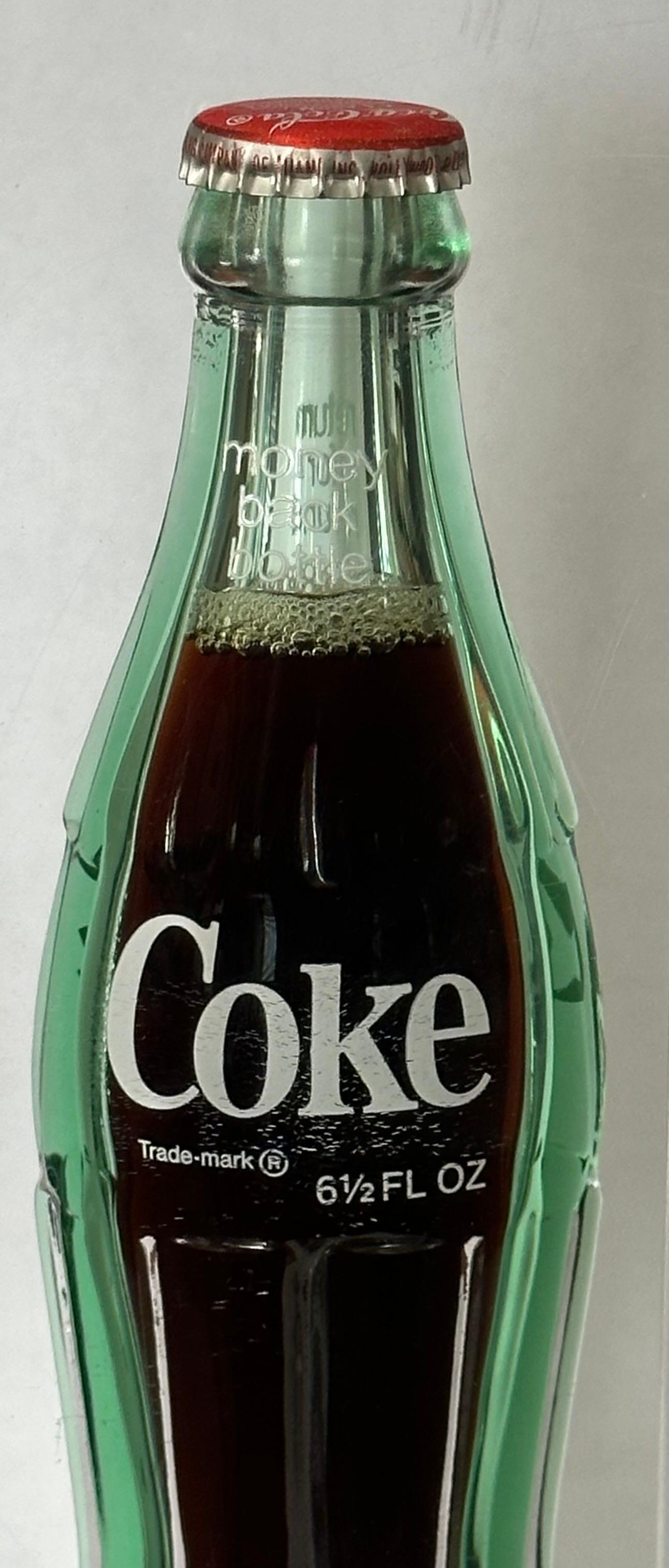Pop Art „Coca Cola“/Kaffeeflasche in Lucite-Skulptur / Briefbeschwerer 1