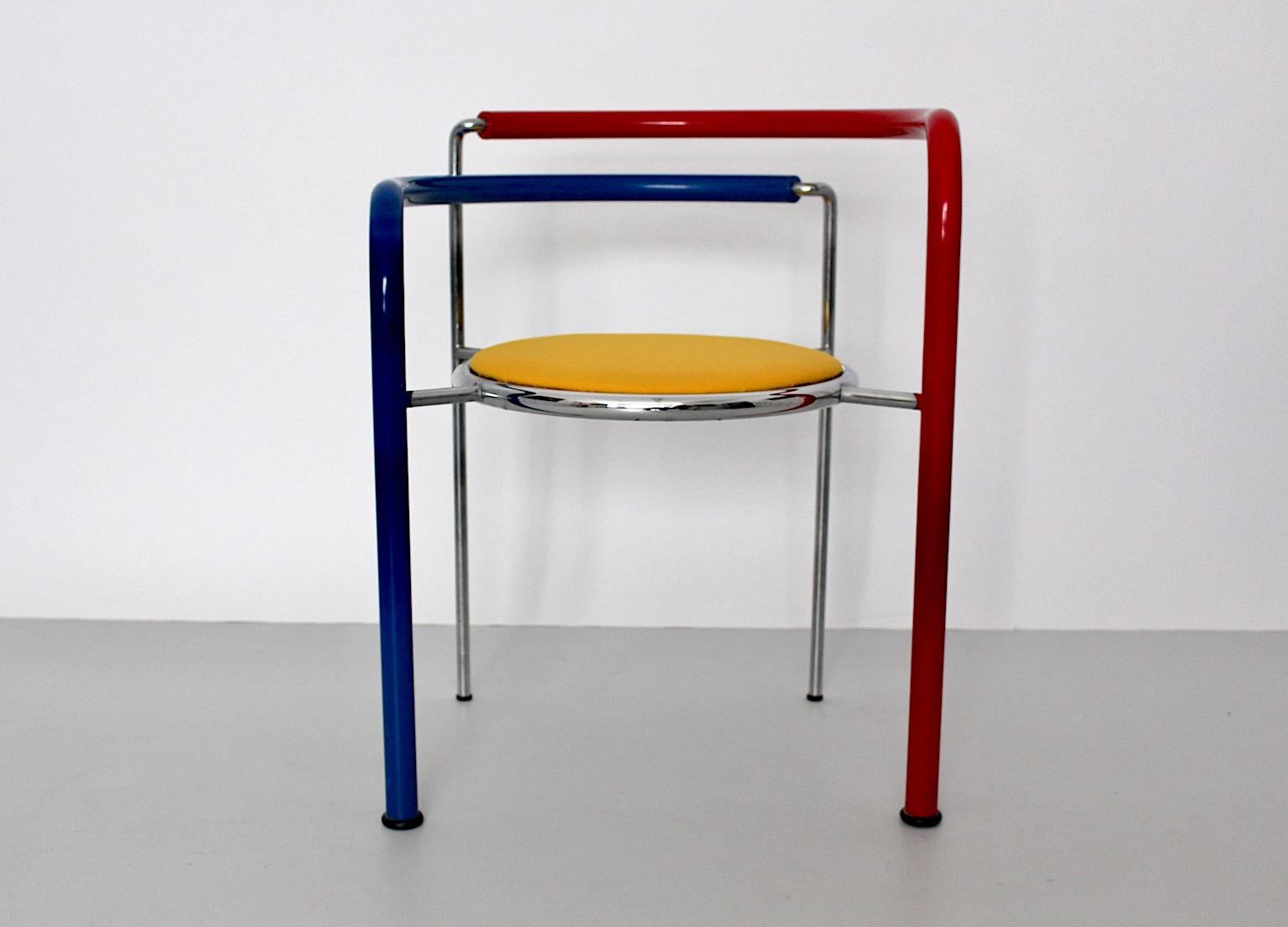 Pop Art Dining Chairs and Table Rud Thygesen Johnny Sorensen Denmark c 1989 For Sale 1