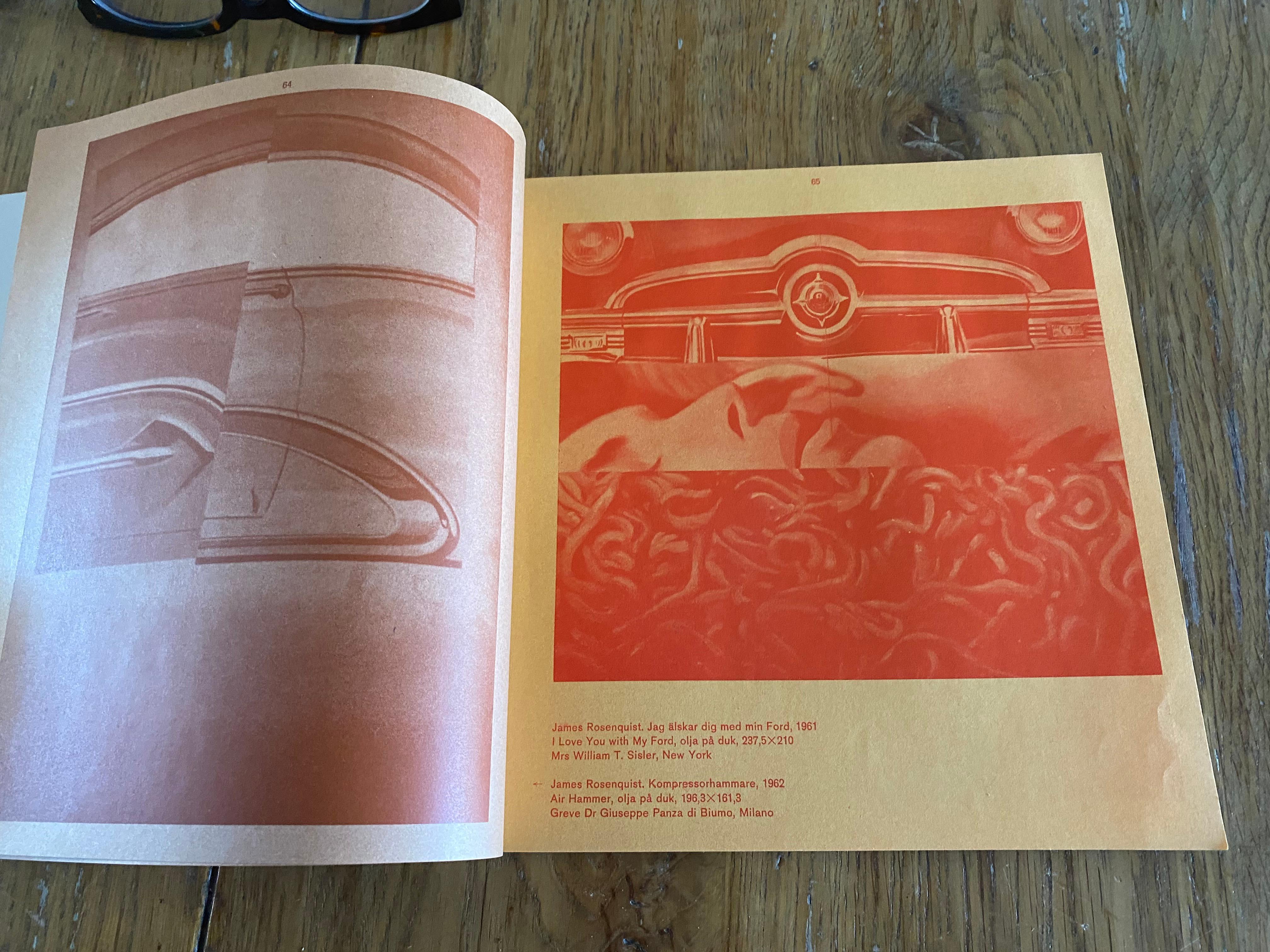 Pop Art Exhibition Catalogue 1964 Stockholm Museum of Modern Art For Sale 8