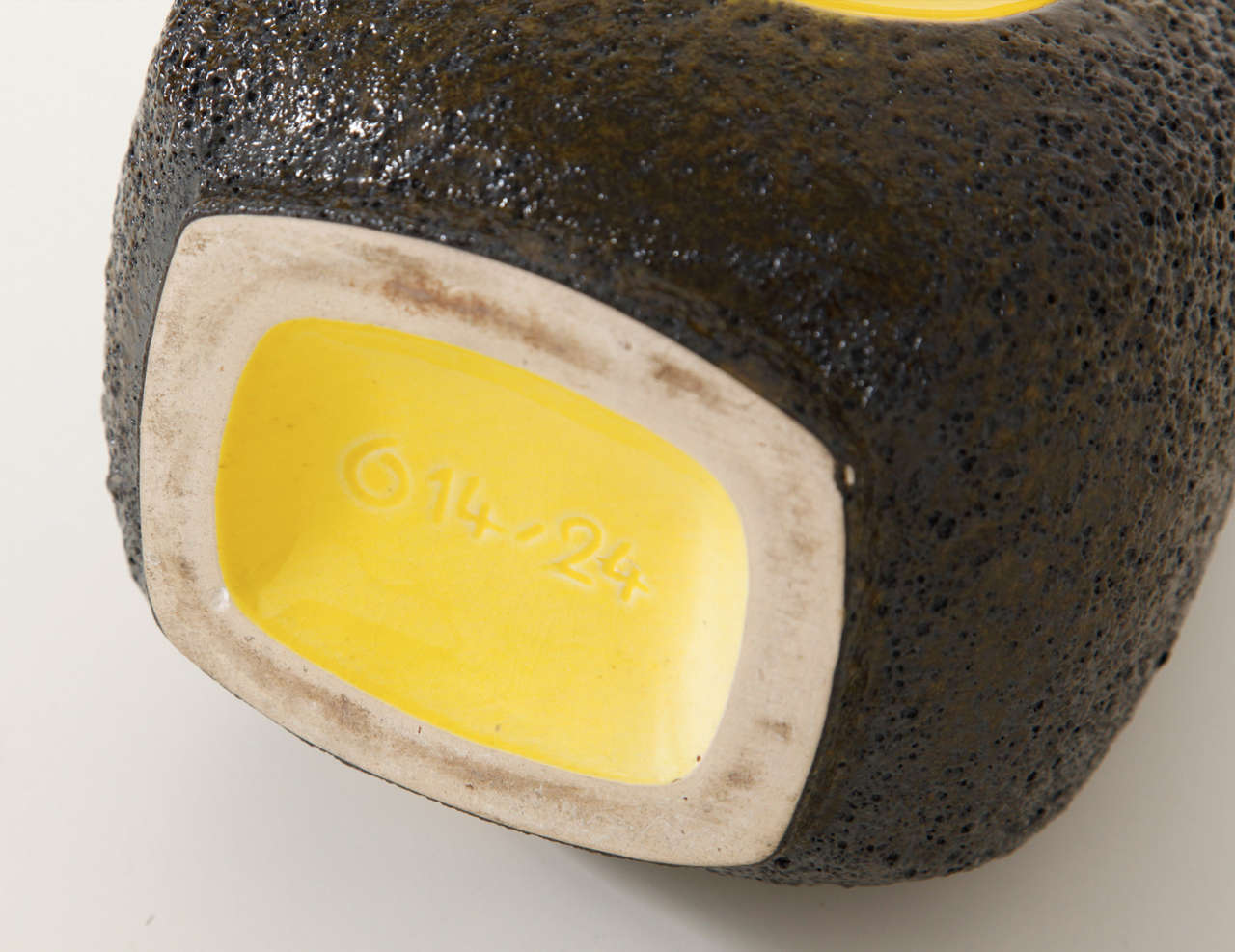 Mid-20th Century Pop-Art Fat Lava Ceramic Vase Germany designed by Emons and Sohne Germany