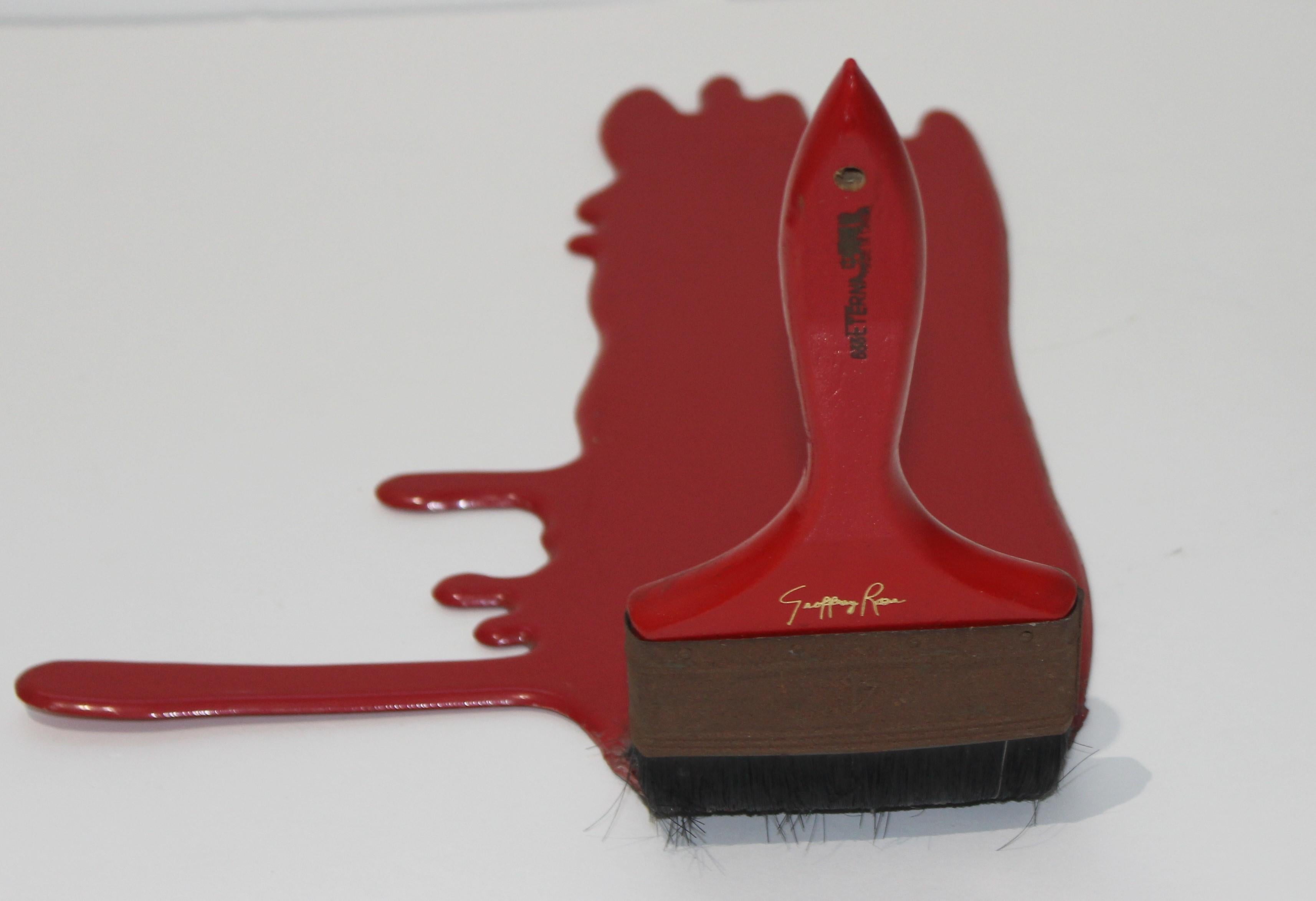 Australian Pop Art Figurtive Sculpture of a Paint Brush by Frozen Moments