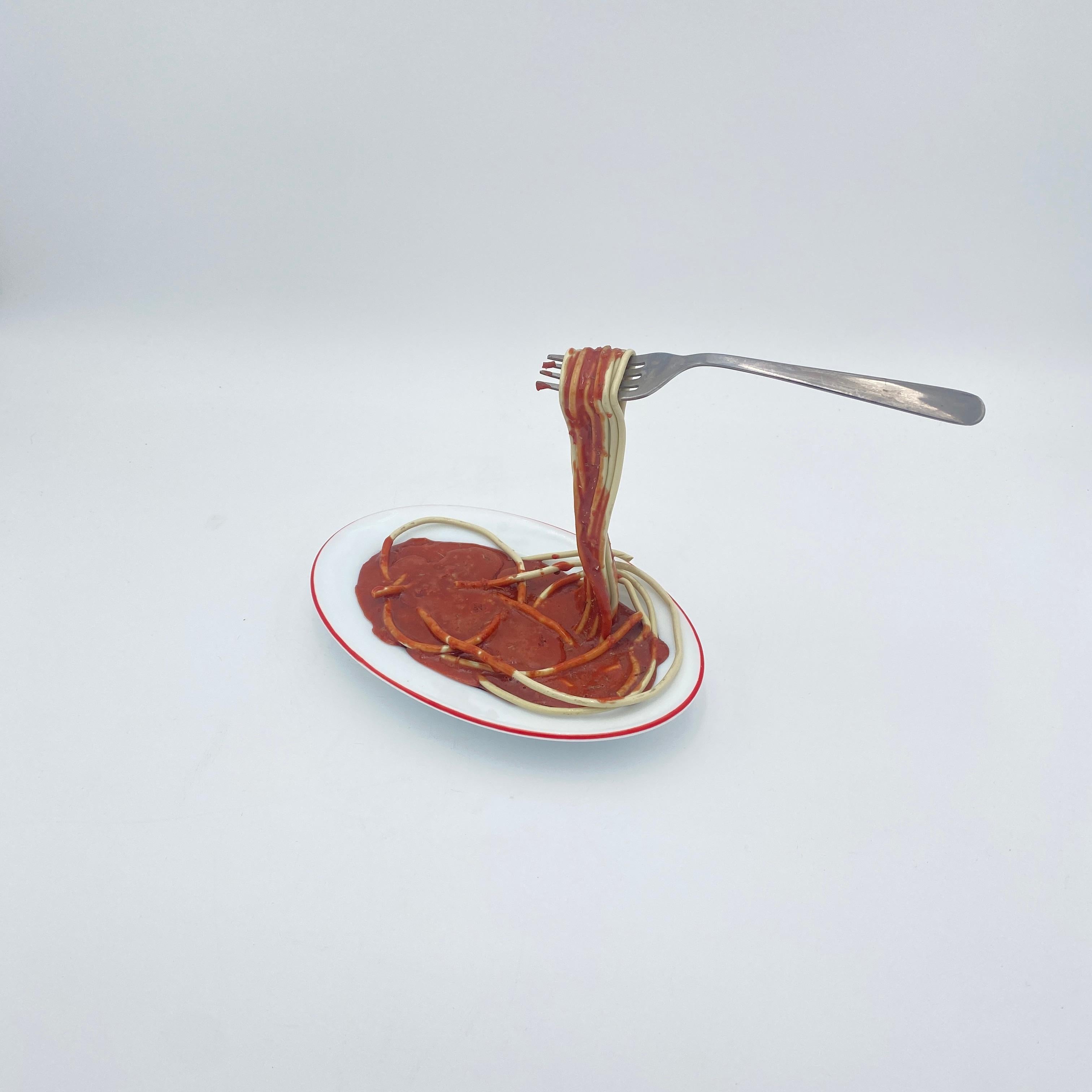 Escultura Pop Art Frozen Moments Spaghetti de Geoffrey Rose, Australia Años 70 finales del siglo XX en venta
