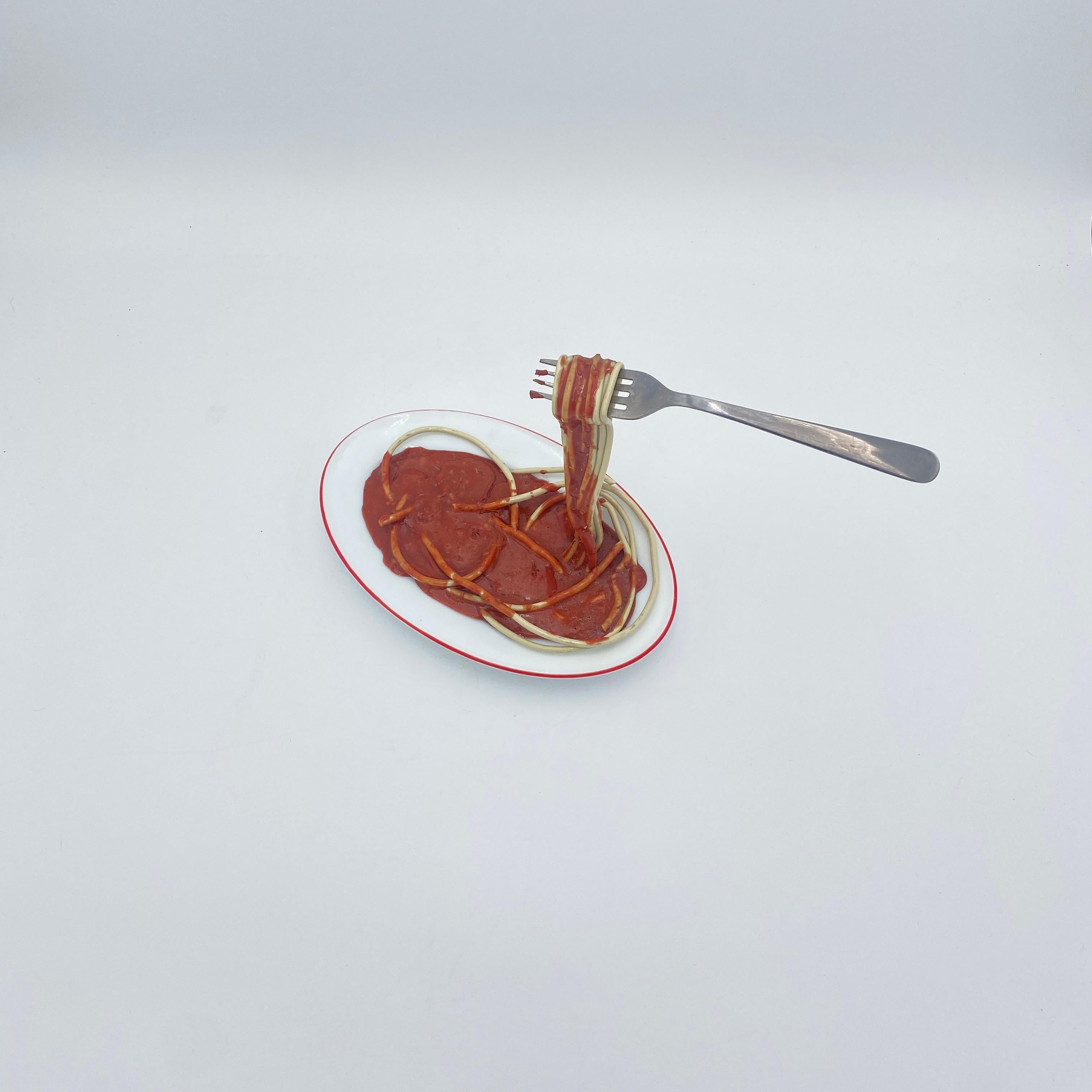 Escultura Pop Art Frozen Moments Spaghetti de Geoffrey Rose, Australia Años 70 en venta 1