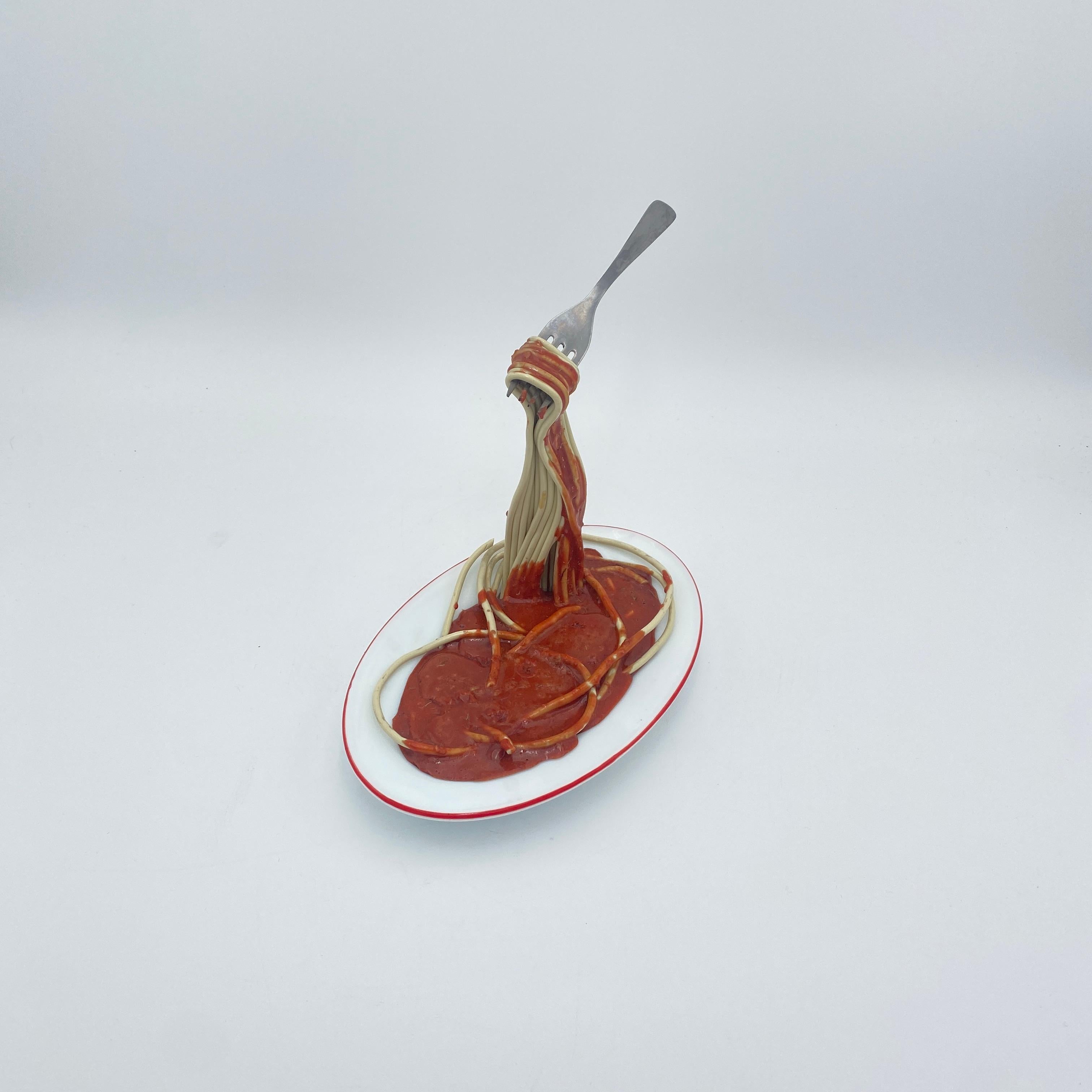 Escultura Pop Art Frozen Moments Spaghetti de Geoffrey Rose, Australia Años 70 en venta 2