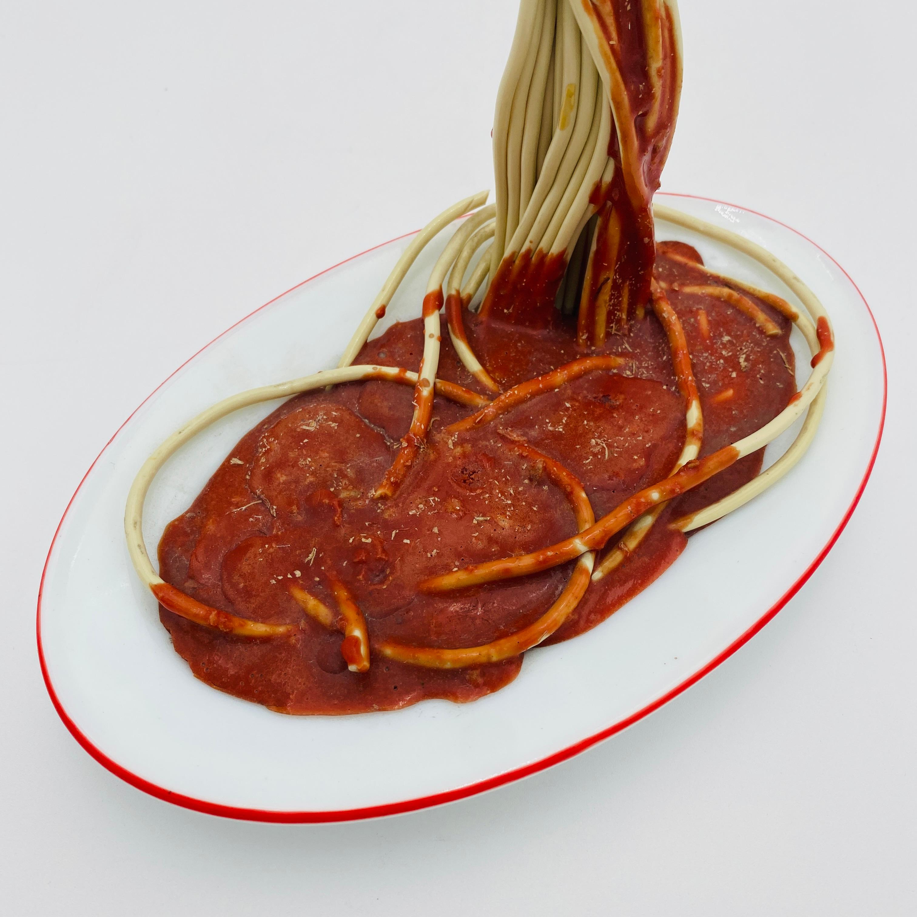 Escultura Pop Art Frozen Moments Spaghetti de Geoffrey Rose, Australia Años 70 Posmoderno en venta