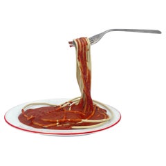 Pop Art Frozen Moments Spaghetti Sculpture by Geoffrey Rose, Australia 1970s