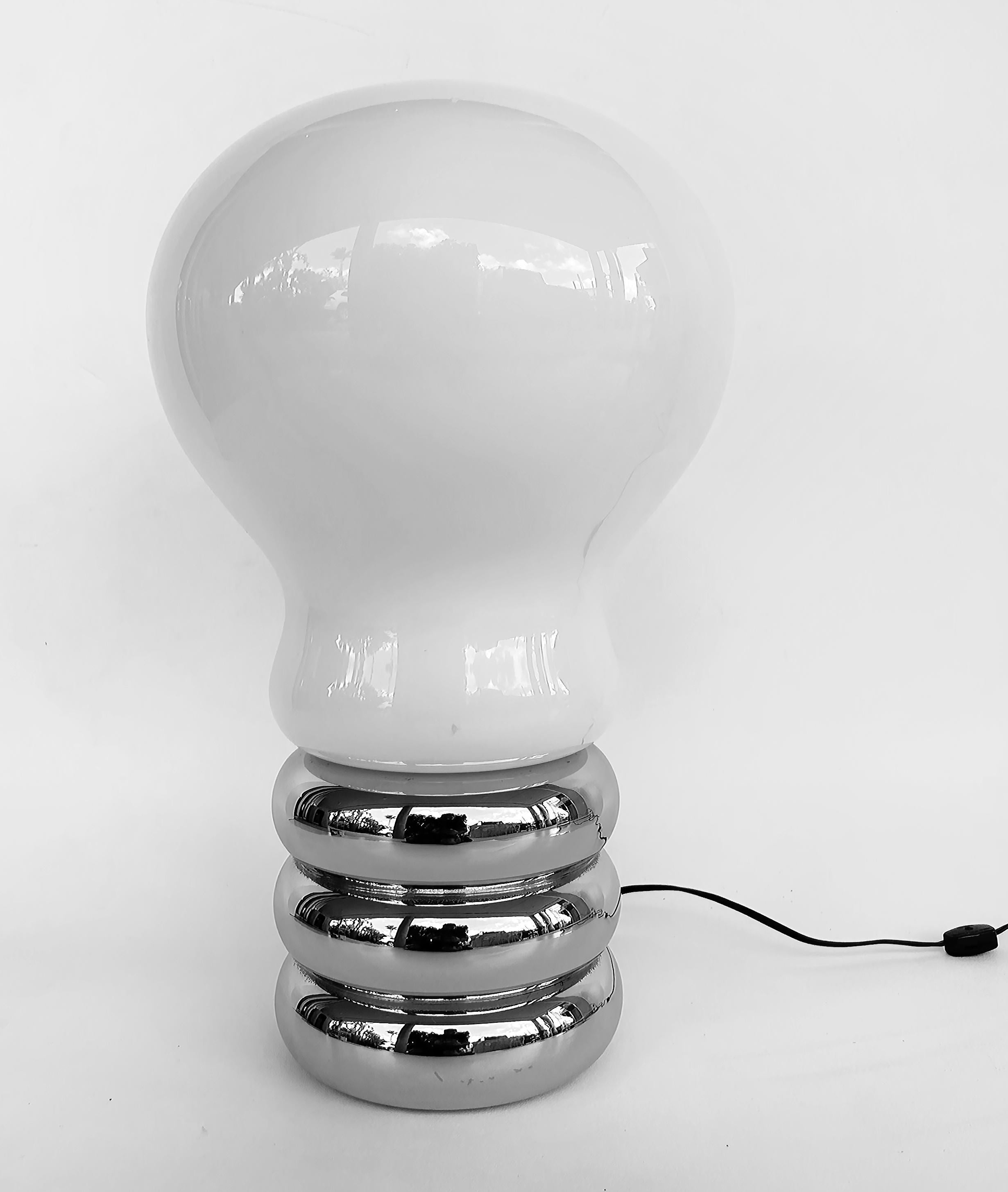 Mid-Century Modern Pop Art Ingo Maurer Giant Bulb Table Lamp by Design M, Germany 1966