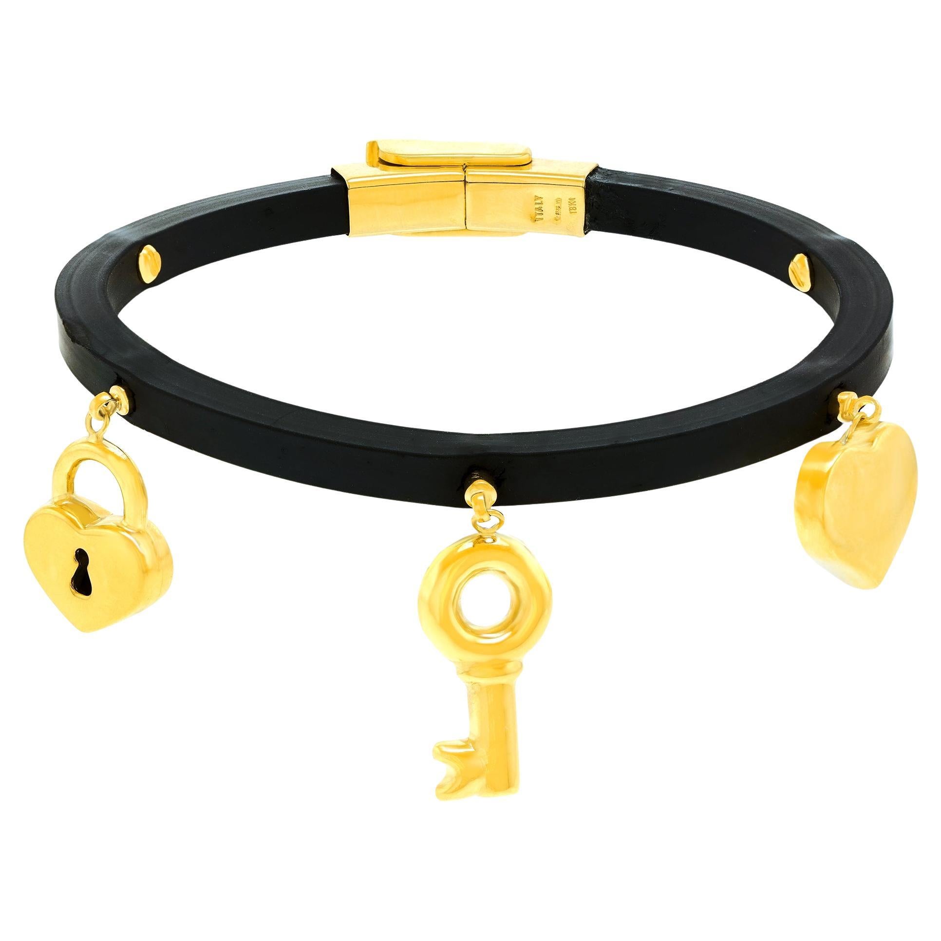 Pop Art Italian Charm Bracelet For Sale