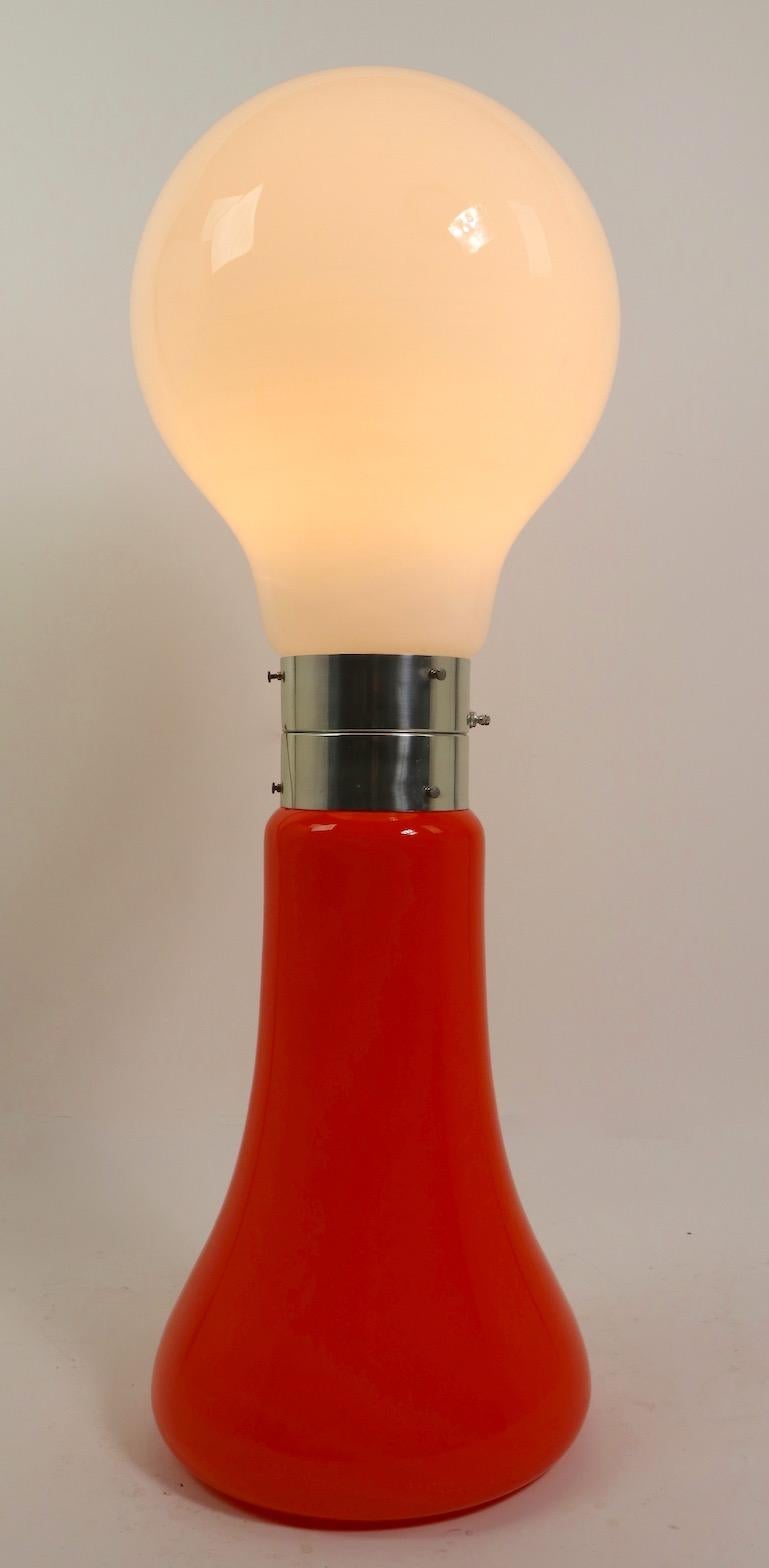 Glass Pop Art Lamp by Carlo Nason for Mazzega