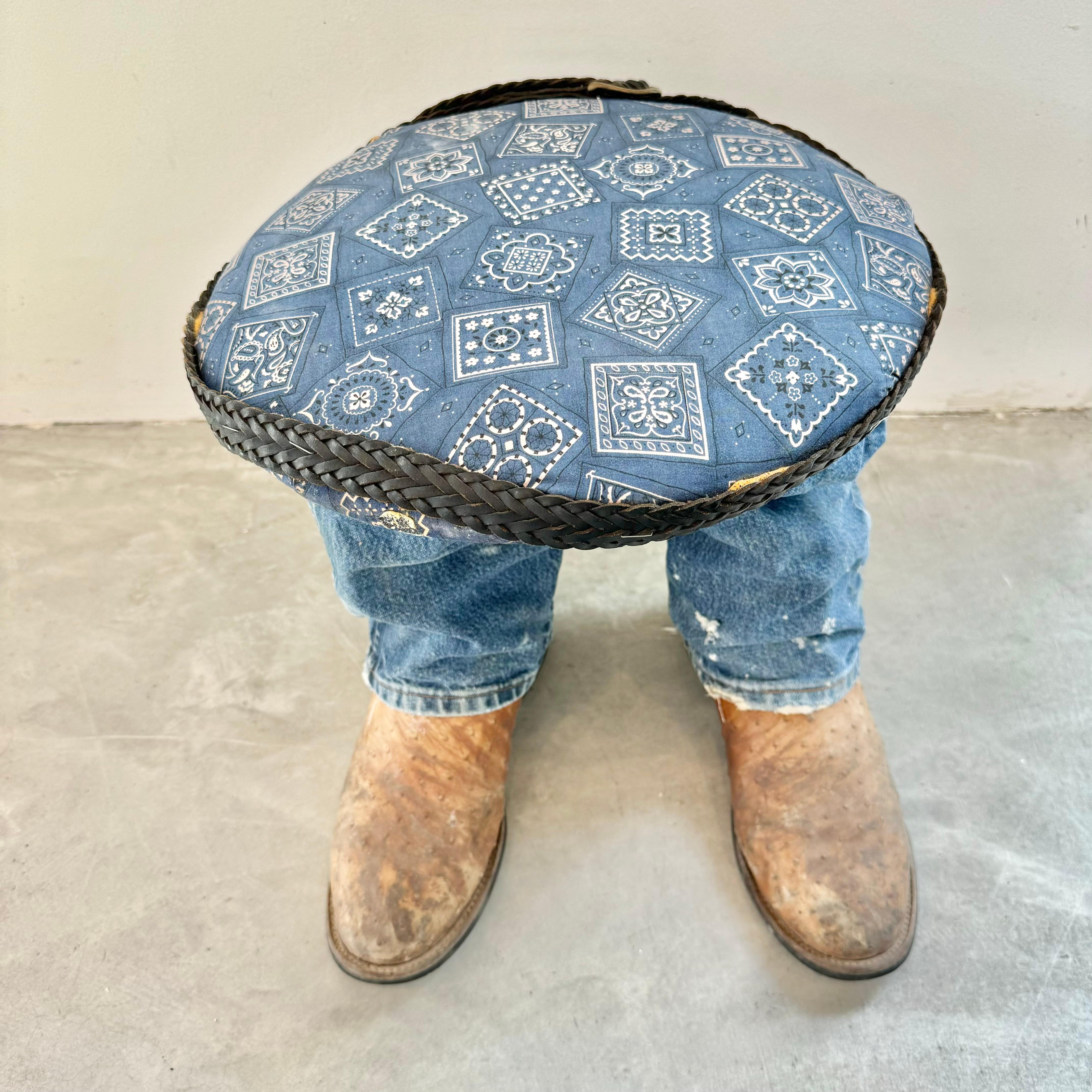 North American Pop-Art Legs with Cowboy Boots Stool, 1990s USA