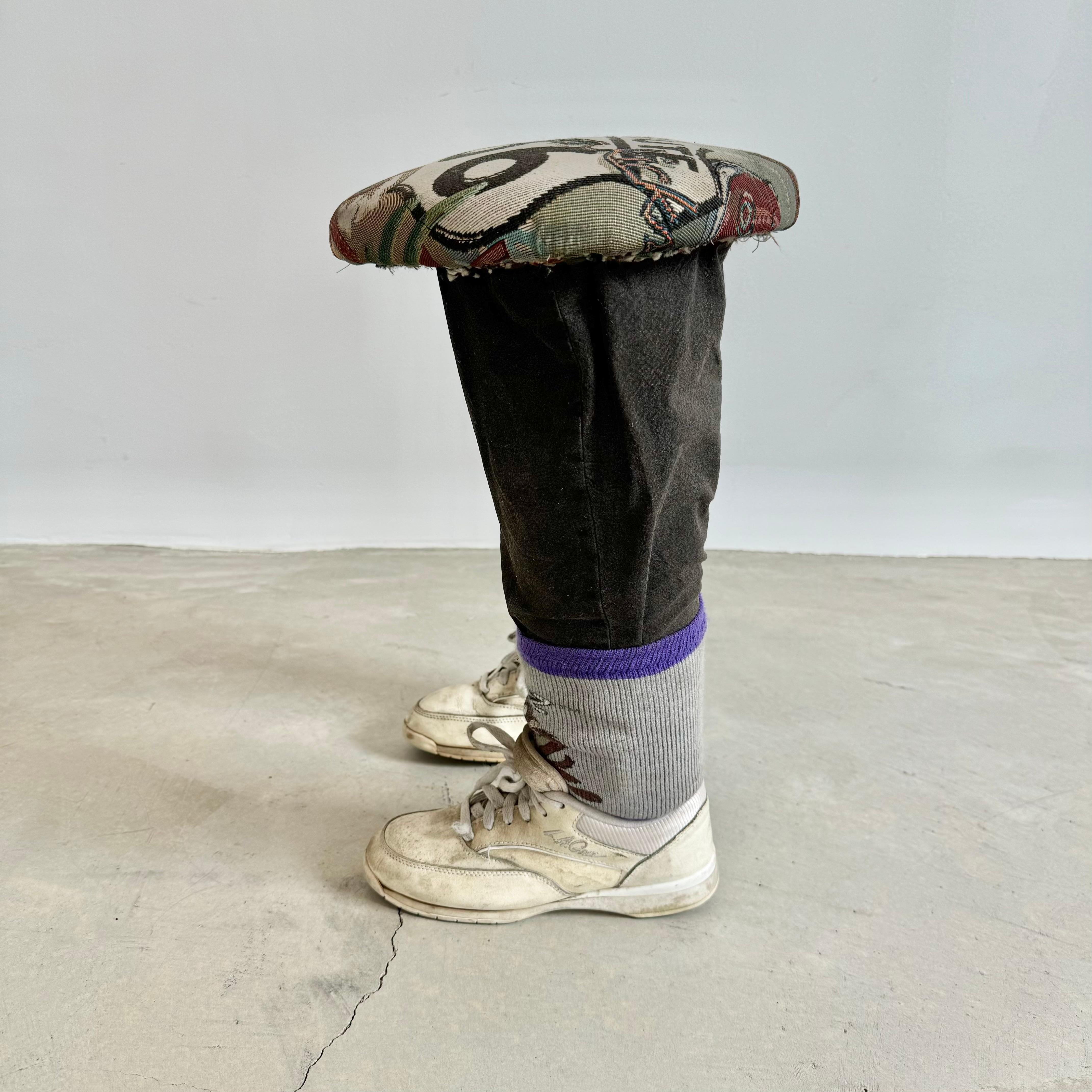 Pop-Art Legs with Sneakers Stool, 1990s USA 8