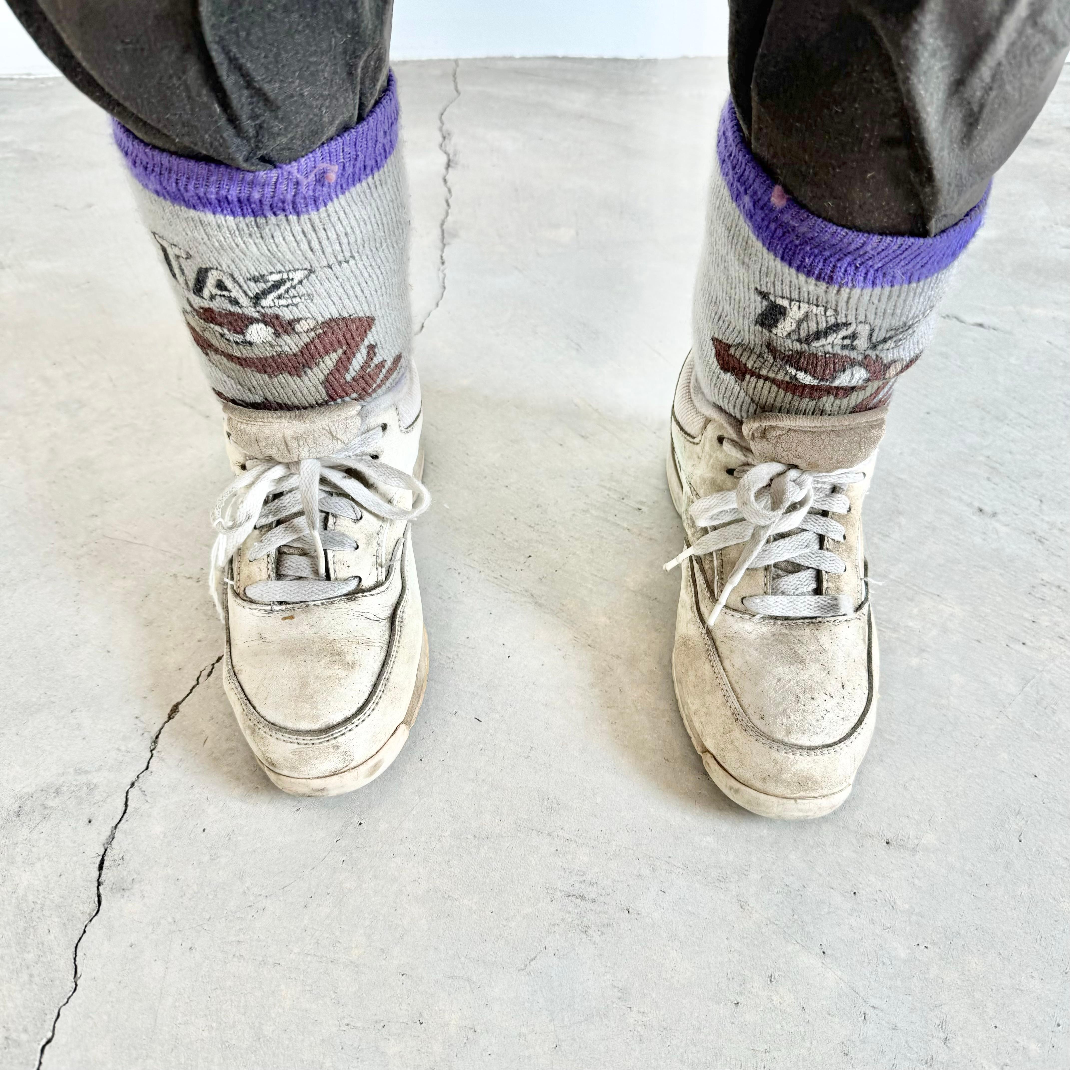 Brutalist Pop-Art Legs with Sneakers Stool, 1990s USA
