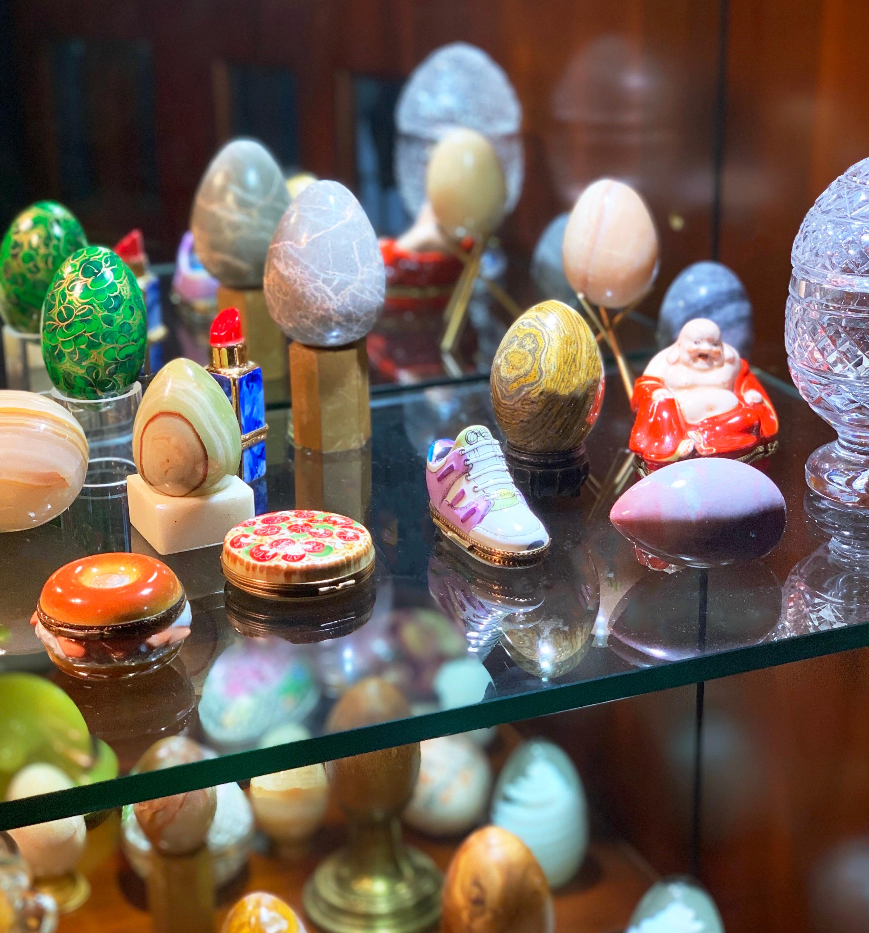 Pop Art Limoges French Porcelain Pizza Pie Miniature Trinket Box at 1stDibs