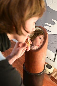 Pop Art Lipstick Sculpture Vanity