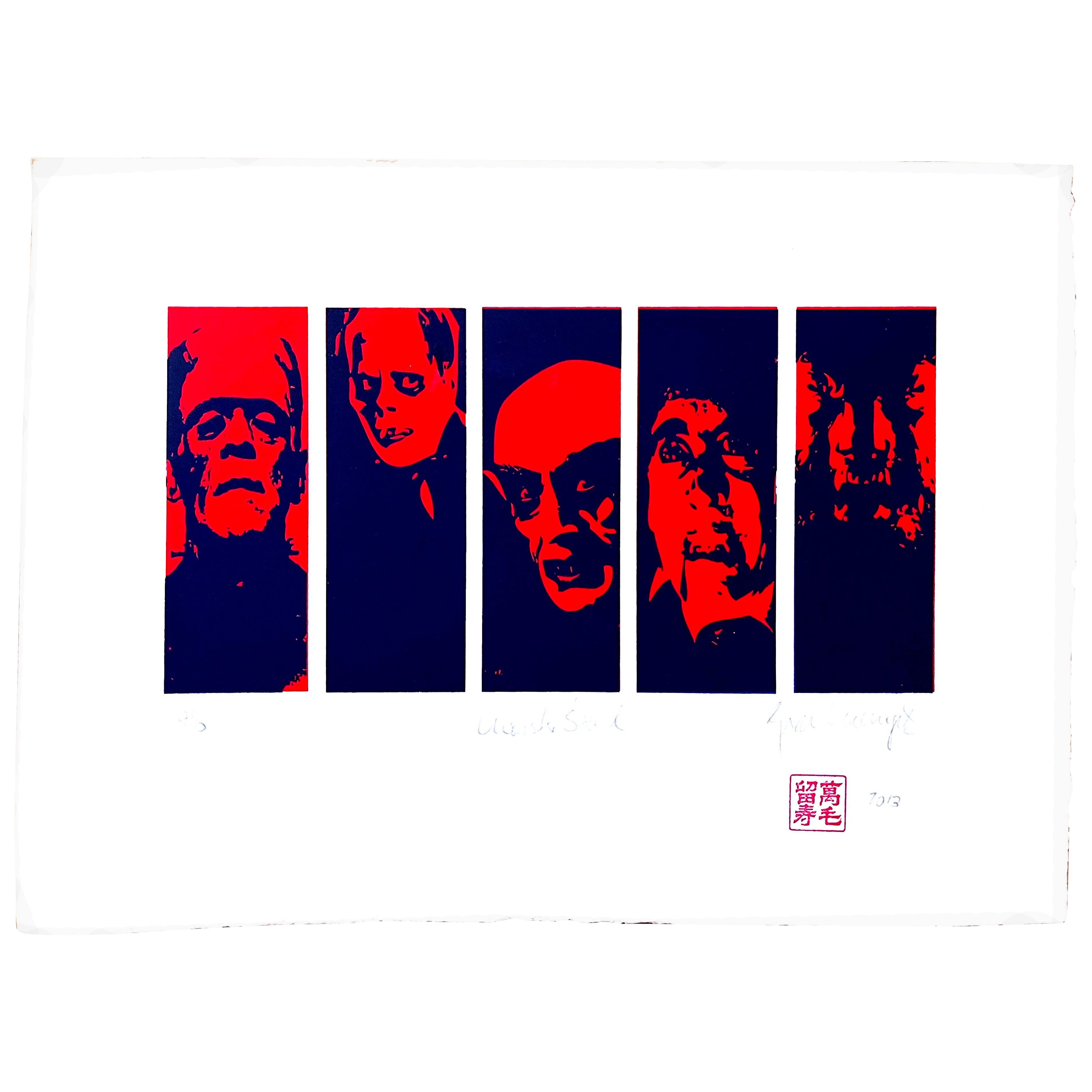 Pop-Art-Lithographie "Monster Squad" signiert, 2013 im Angebot