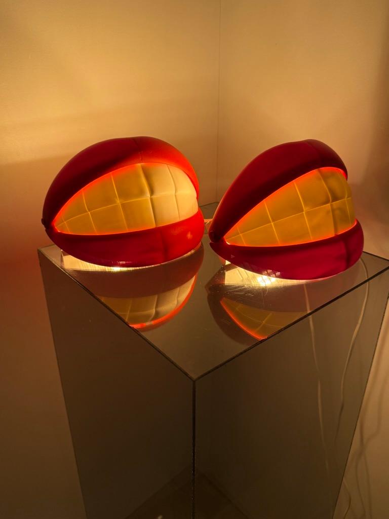 Pop Art bouche - lampes à lèvres 'Flabb' Design/One scandinave -Suède en vente 3