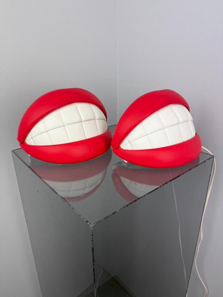Postmoderne Pop Art bouche - lampes à lèvres 'Flabb' Design/One scandinave -Suède en vente