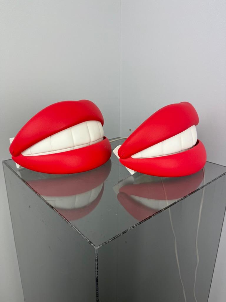 Suédois Pop Art bouche - lampes à lèvres 'Flabb' Design/One scandinave -Suède en vente