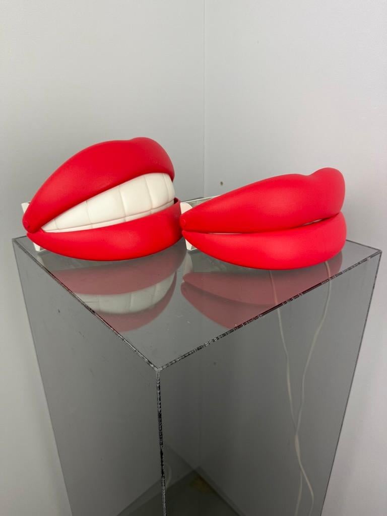 Pop Art bouche - lampes à lèvres 'Flabb' Design/One scandinave -Suède Bon état - En vente à The Hague, NL