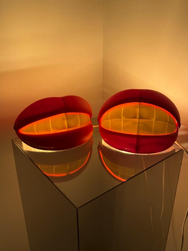 Pop Art bouche - lampes à lèvres 'Flabb' Design/One scandinave -Suède en vente 1
