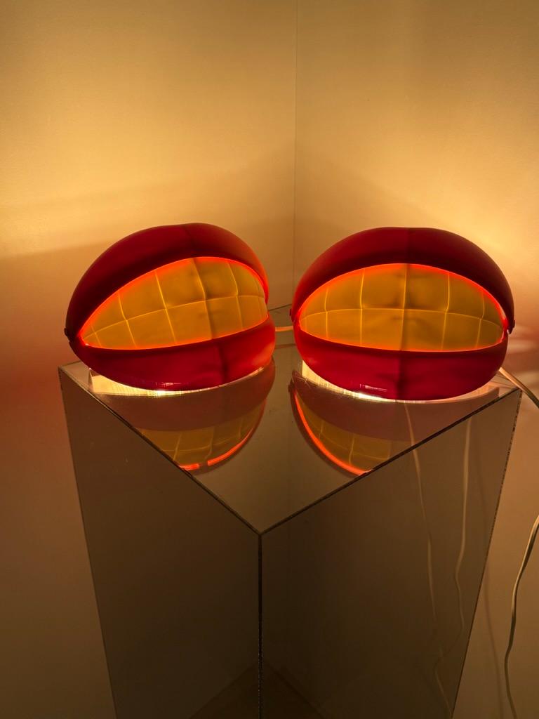 Pop Art bouche - lampes à lèvres 'Flabb' Design/One scandinave -Suède en vente 2