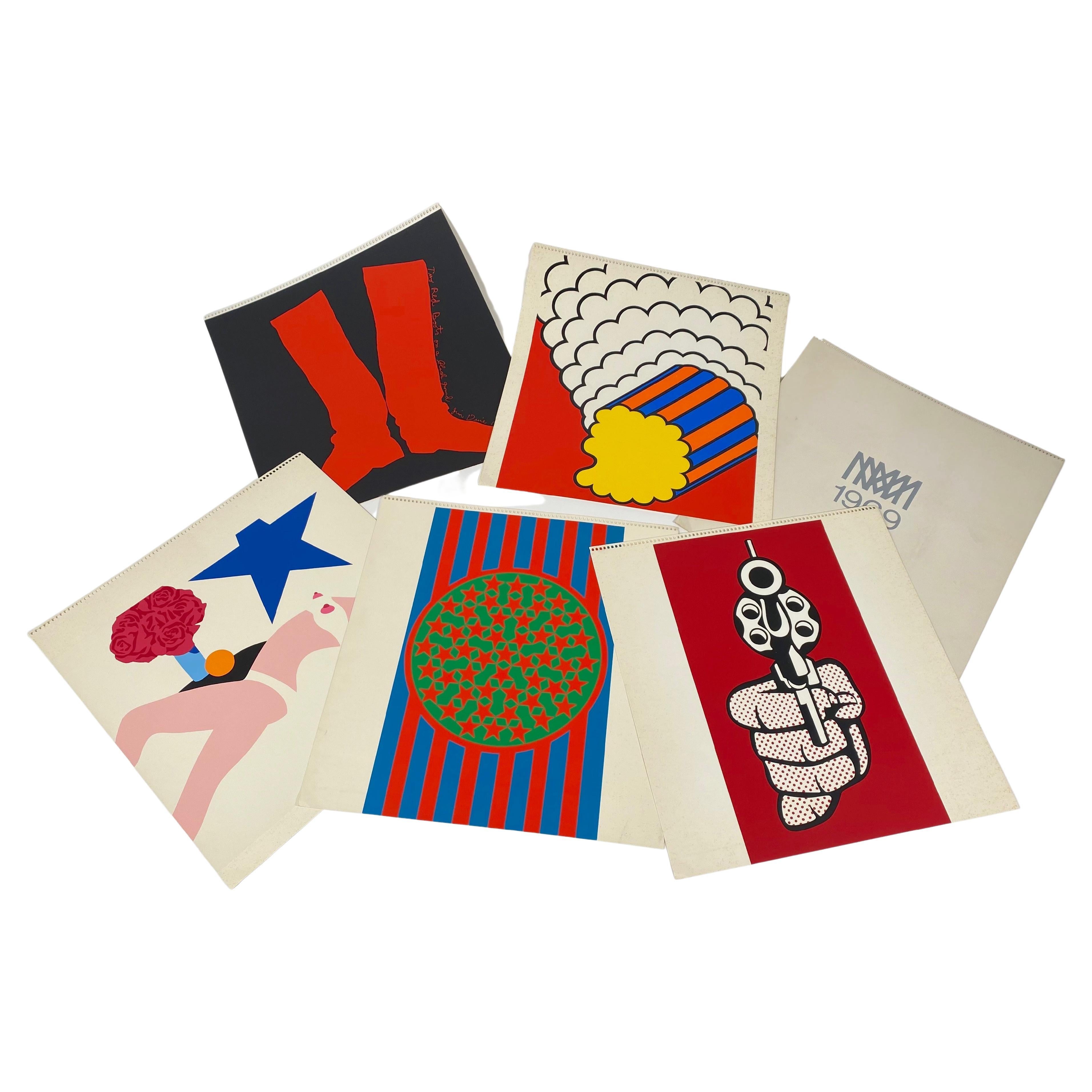 Pop Art Multiples Inc. Silk Screen Prints Dine Lichtenstein Indiana Wesselmann
