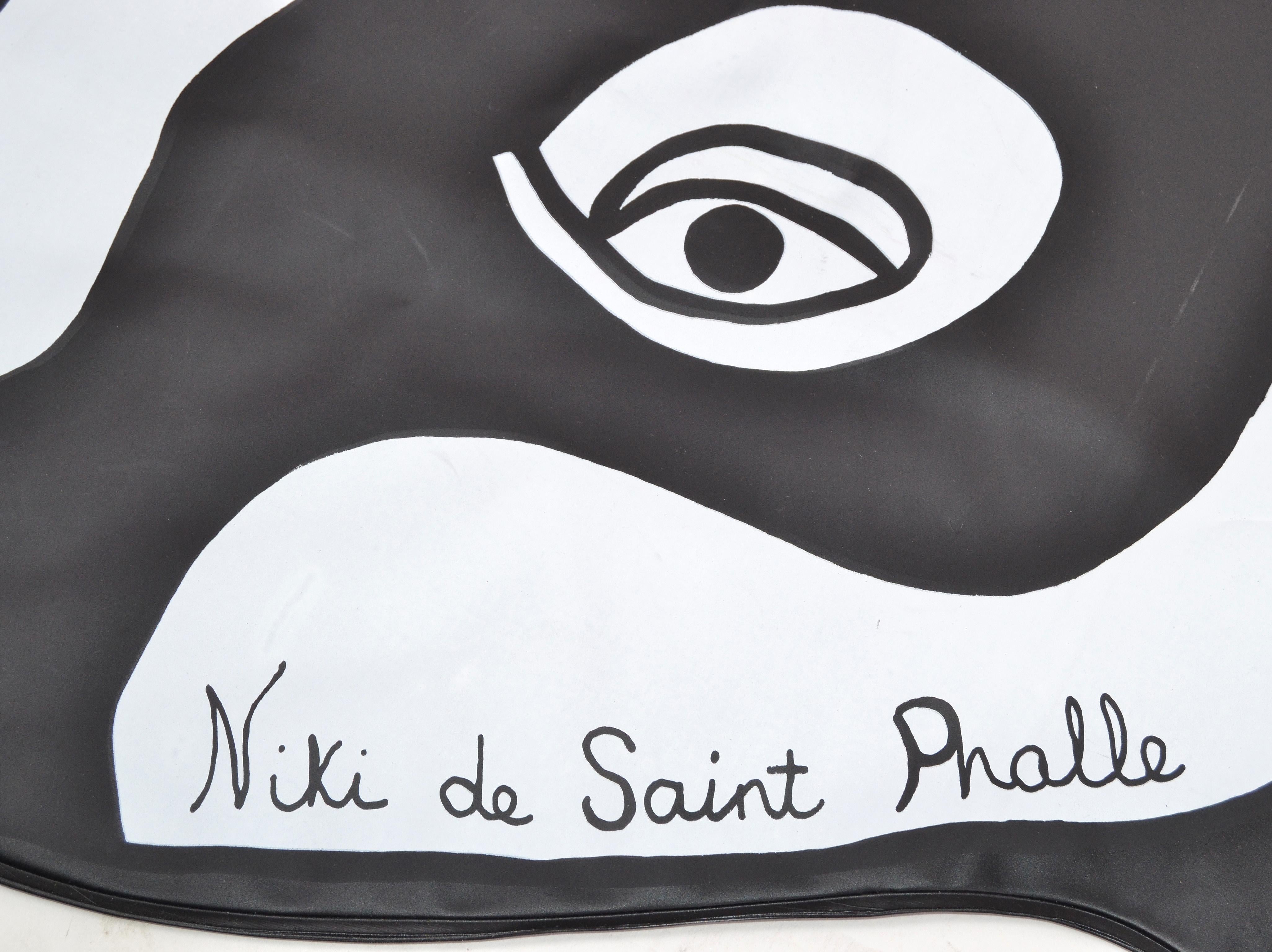 Peint à la main Pop Art Niki de Saint Phalle Plastiques gonflables Rhino Collectibles:: France 1999 en vente