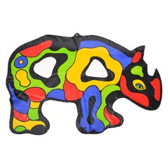 Pop Art Niki de Saint Phalle Gonfiabile in plastica Rhino Collectibles, Francia 1999