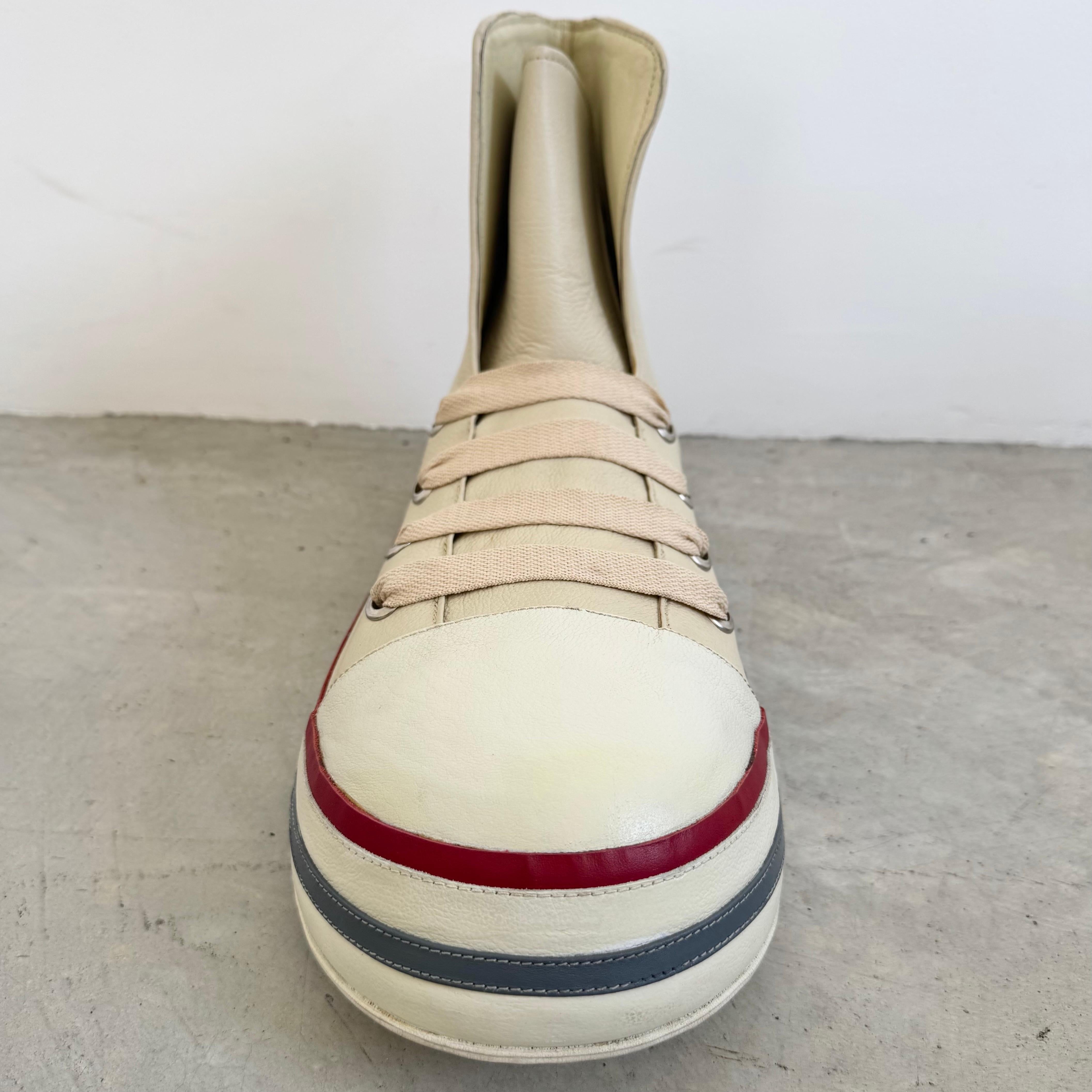 Americano Sneaker in pelle oversize Pop Art, anni 2000 USA in vendita