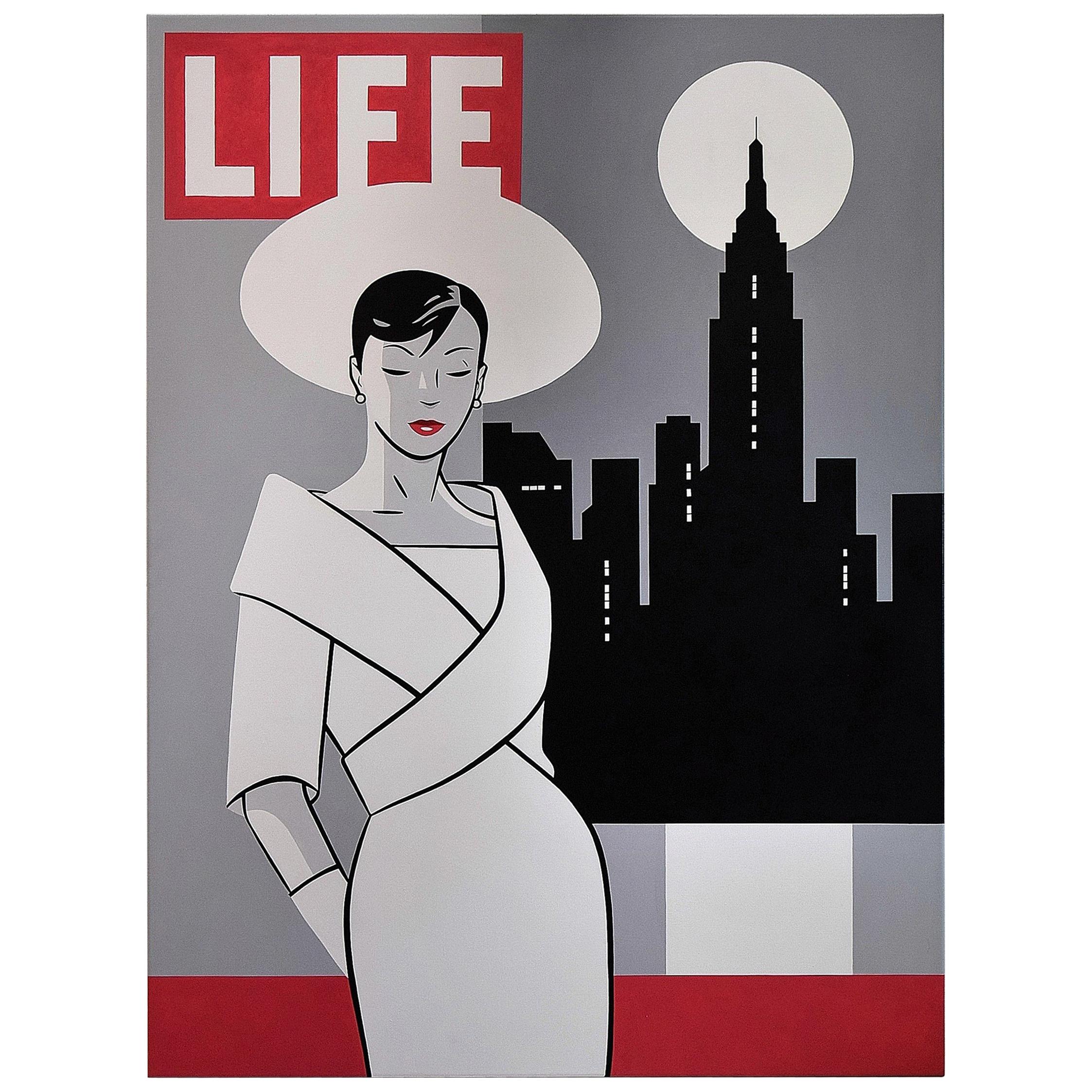 Pop Art Painting of a Camel Cigarettes Package by Thomas Van Housen at