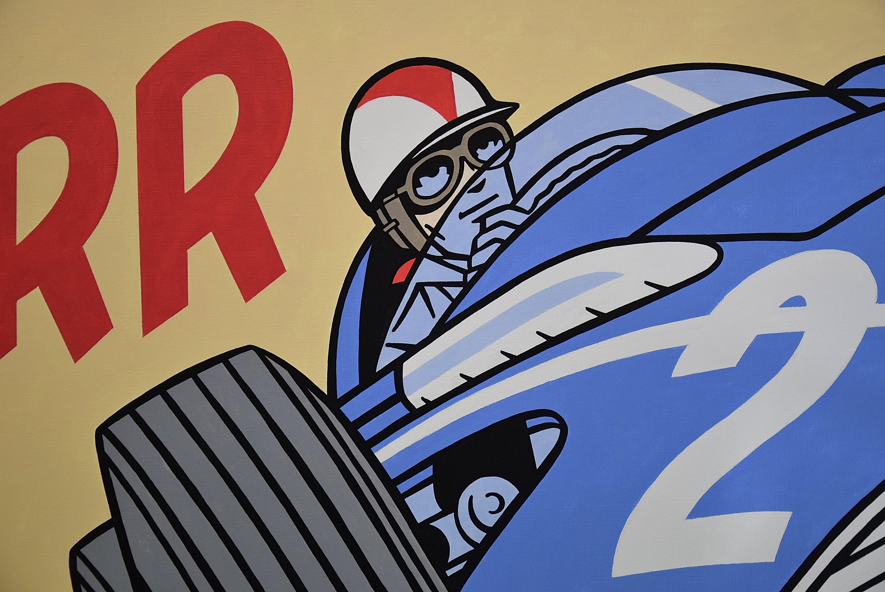 Modern Pop Art Painting by Luc Verschuuren Vroarr Revisited