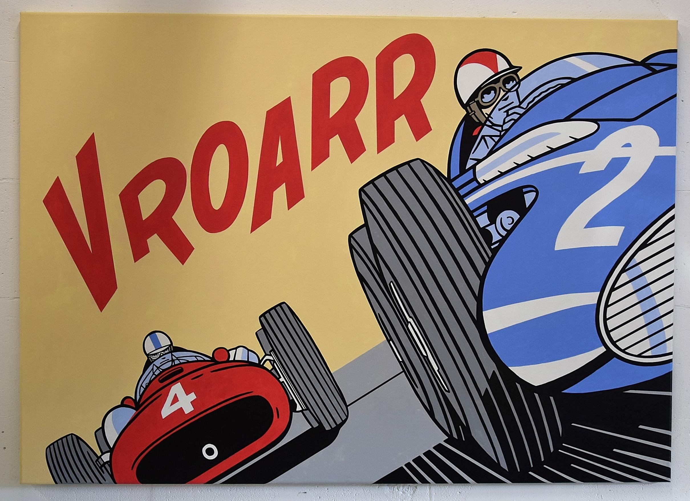 Dutch Pop Art Painting by Luc Verschuuren Vroarr Revisited