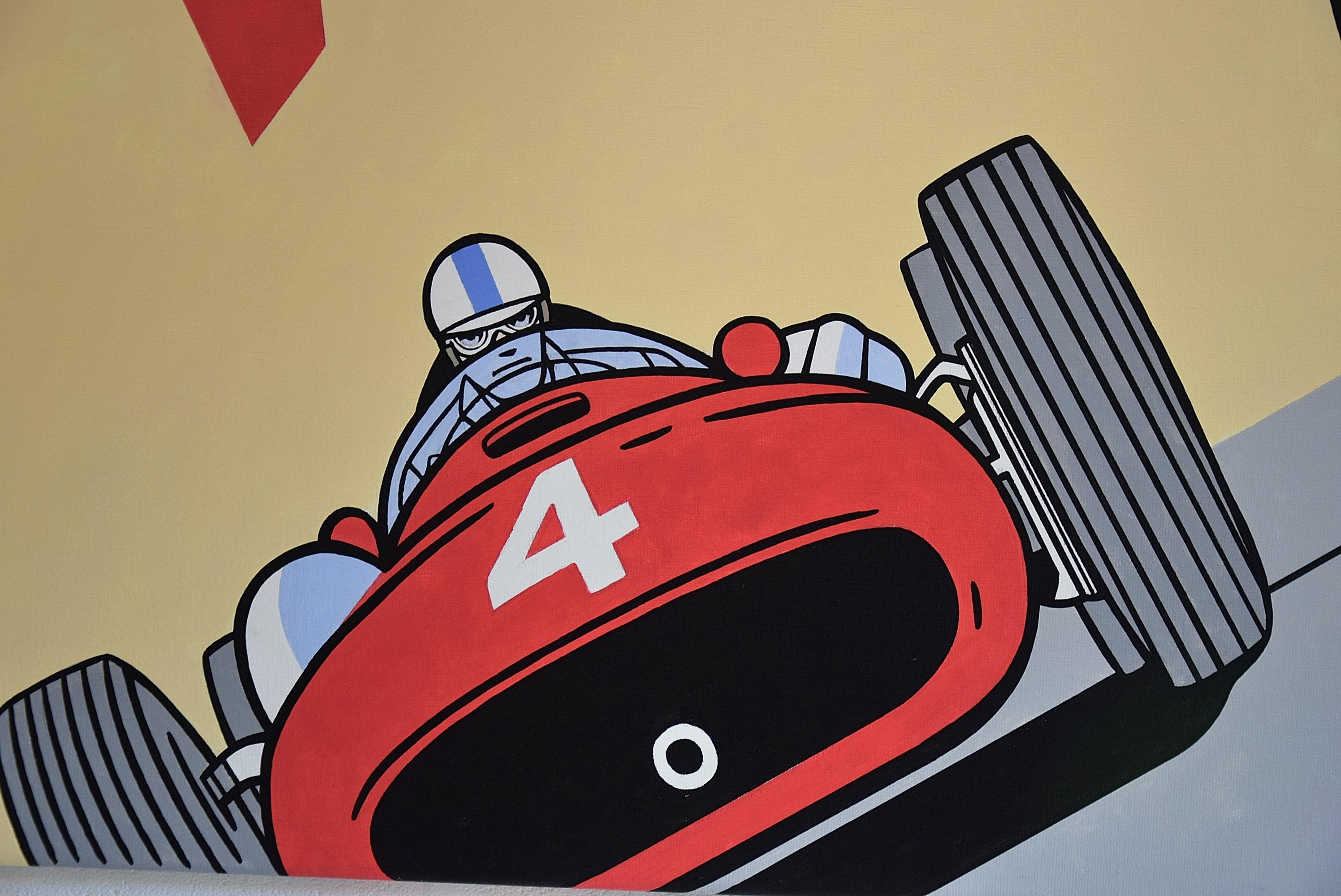 Contemporary Pop Art Painting by Luc Verschuuren Vroarr Revisited