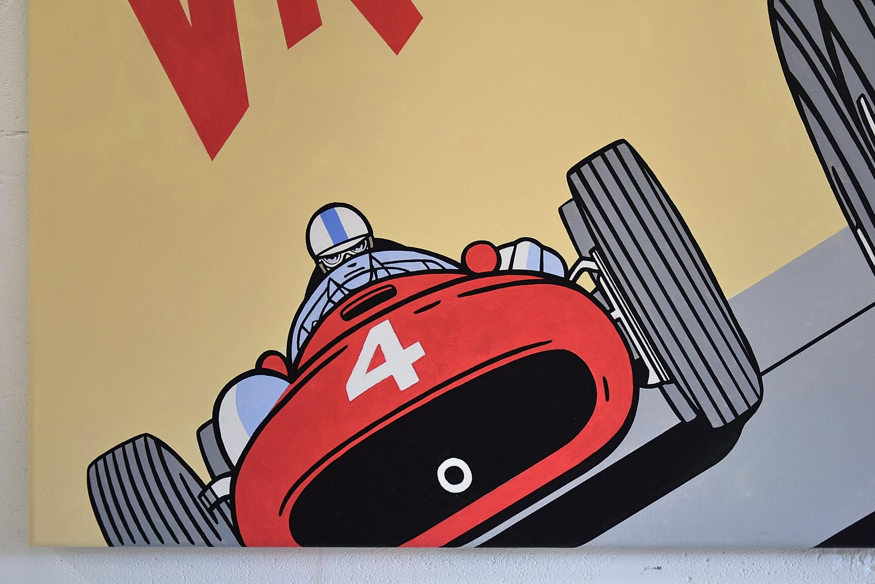 Pop Art Painting by Luc Verschuuren Vroarr Revisited 1
