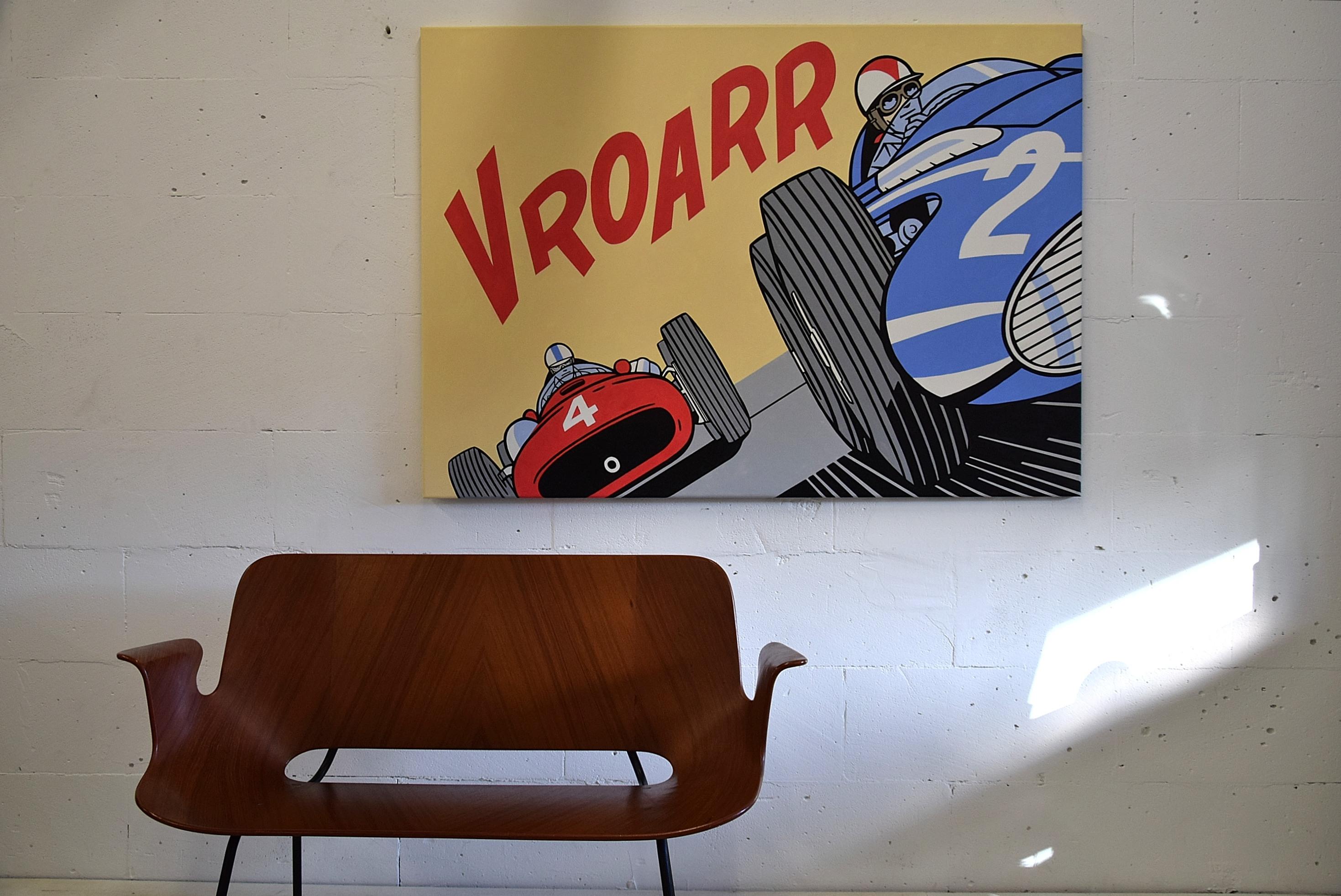 Pop Art Painting by Luc Verschuuren Vroarr Revisited 2