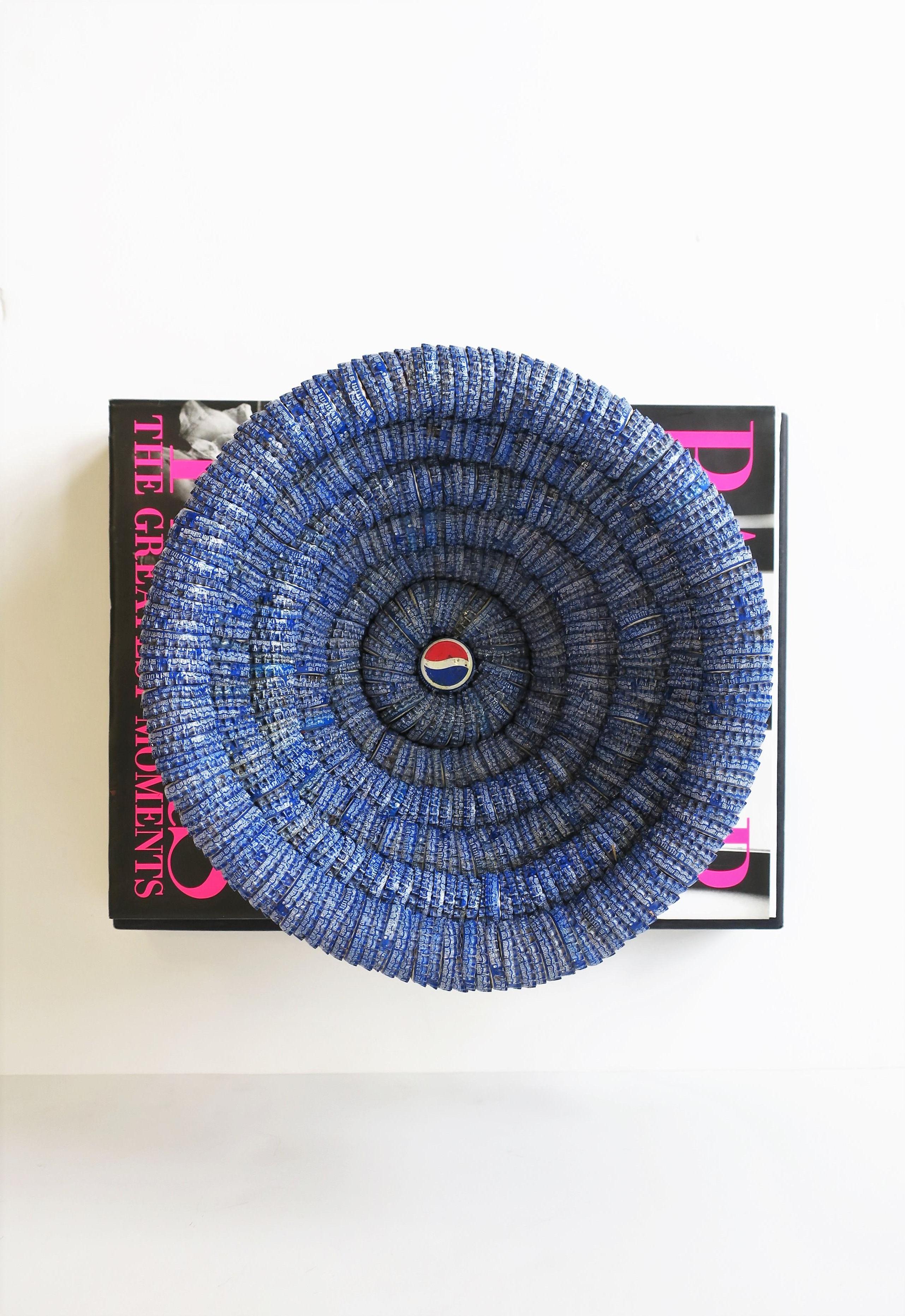 American Pop Art Pepsi-Cola Bottle Cap Bowl, circa 1990s