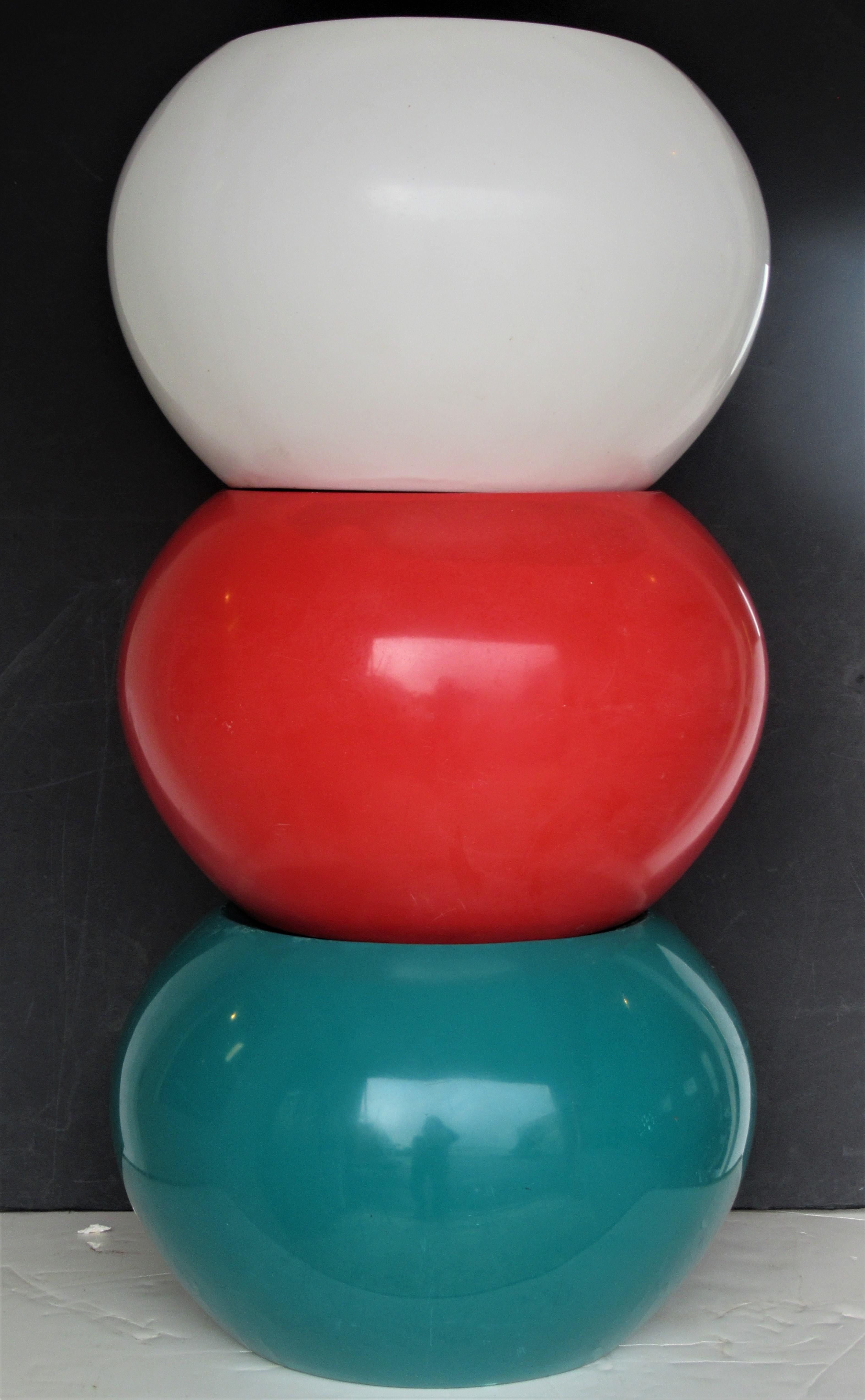 Three Pop Art Stools 8