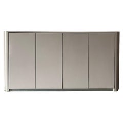 Aparador credenza pop art post moderno rosa muave 4 puertas