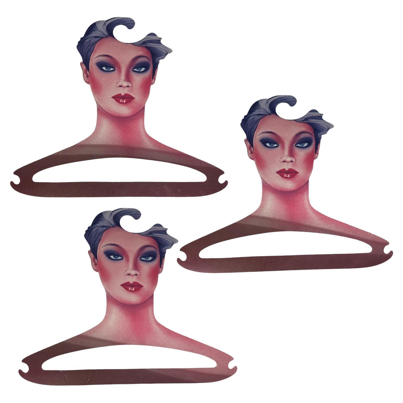 Pop Art Set of Three Coat Hanger Vienna, Austria, 1980s For Sale