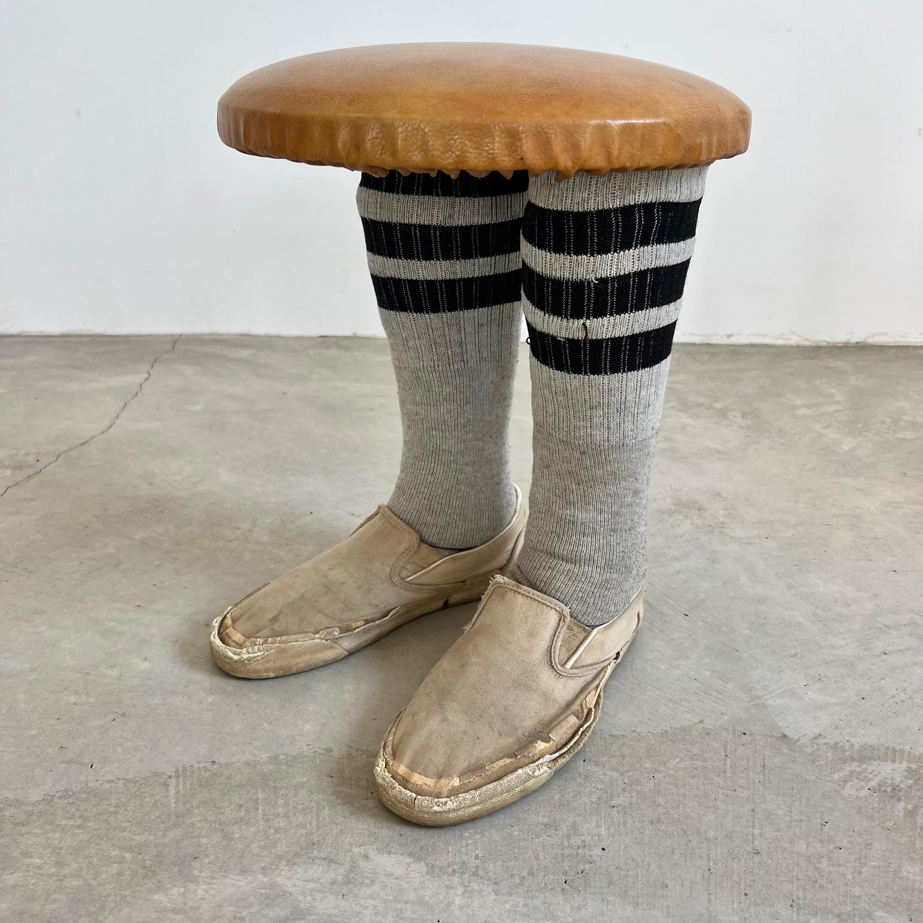 Pop-Art Shoes and Socks Footstool, 1980s USA 2