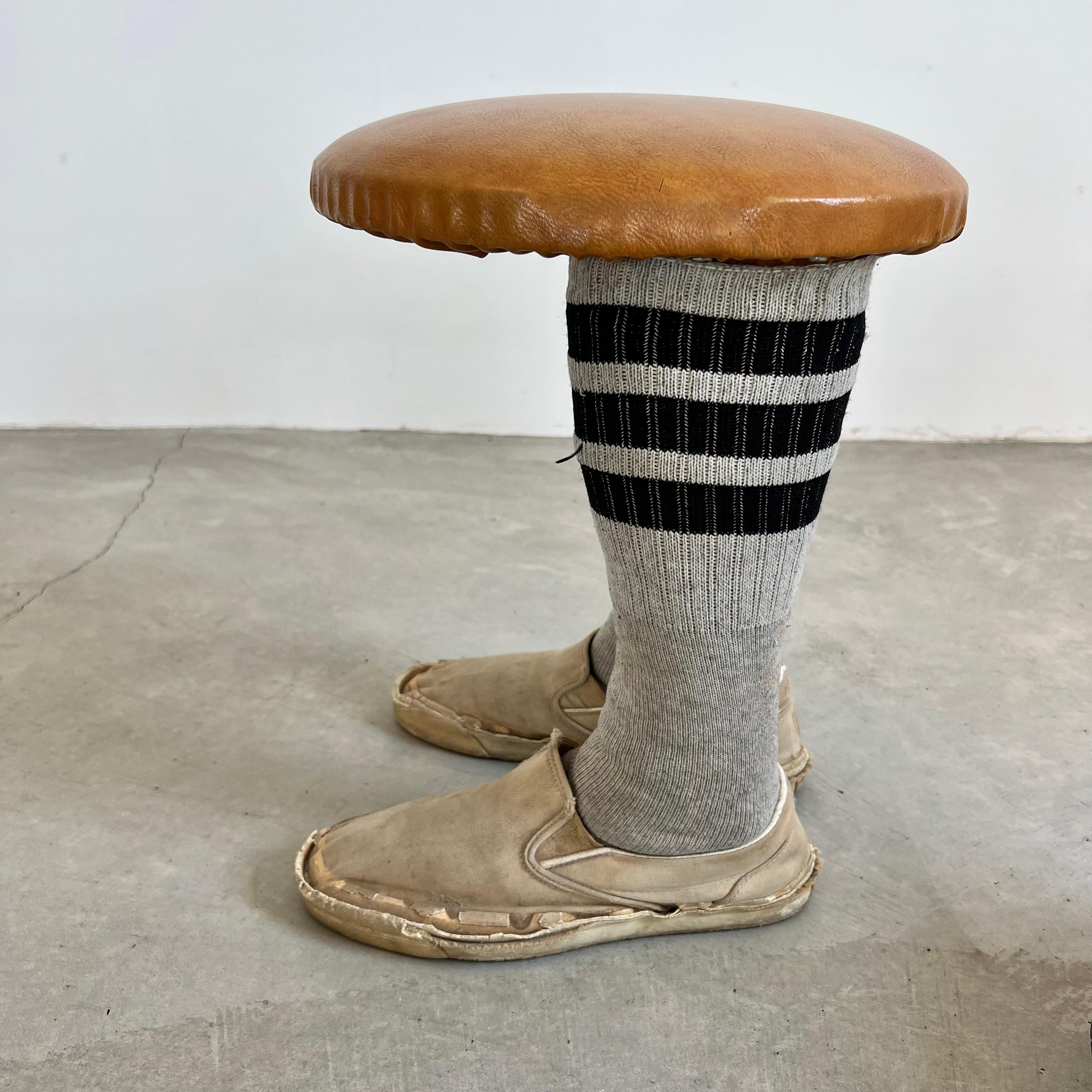 Pop-Art Shoes and Socks Footstool, 1980s USA 1