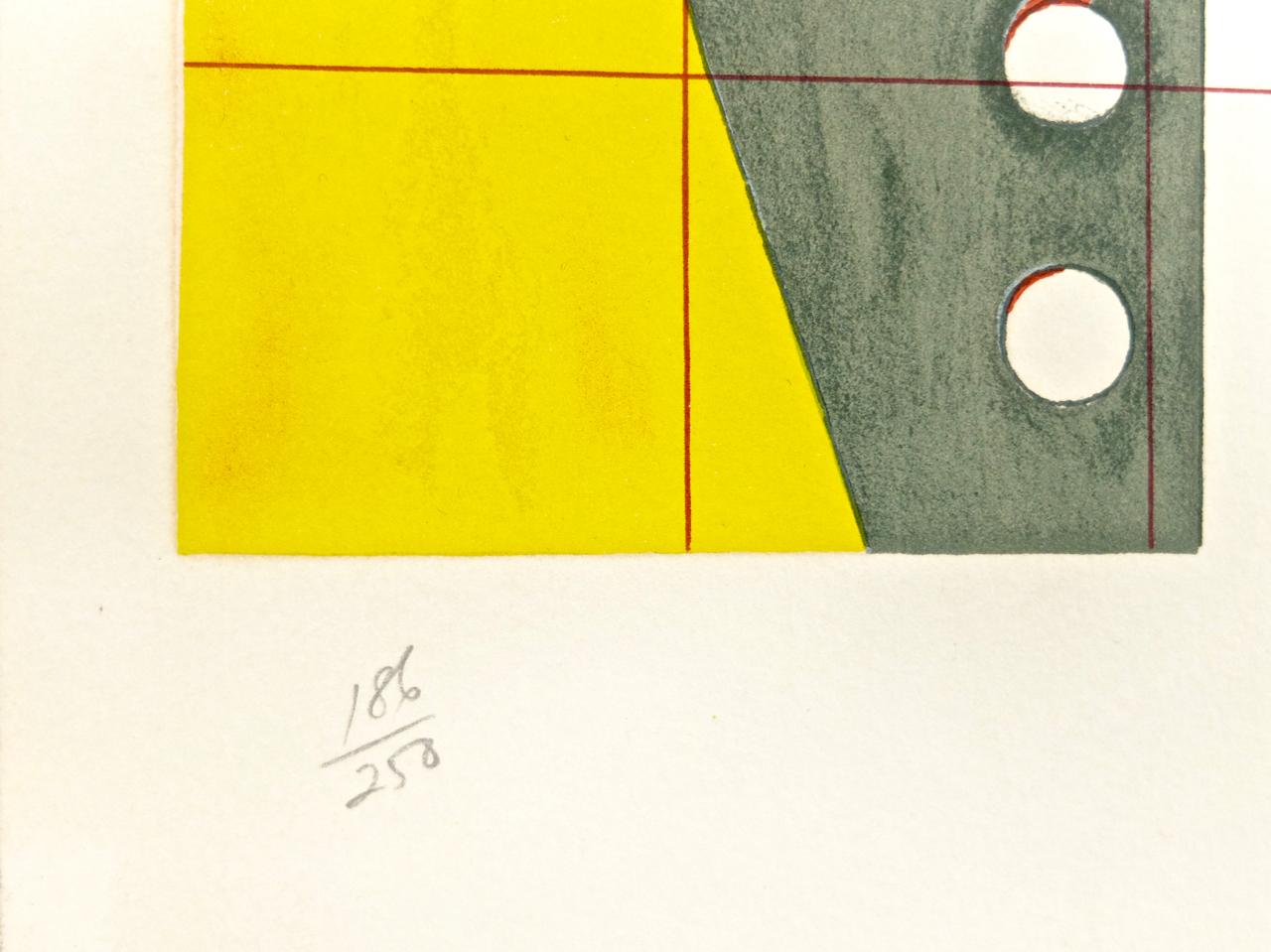 Ère spatiale Lithographie Pop Art signée par Richard Lindner Intitulé « Profil » de 1969 en vente
