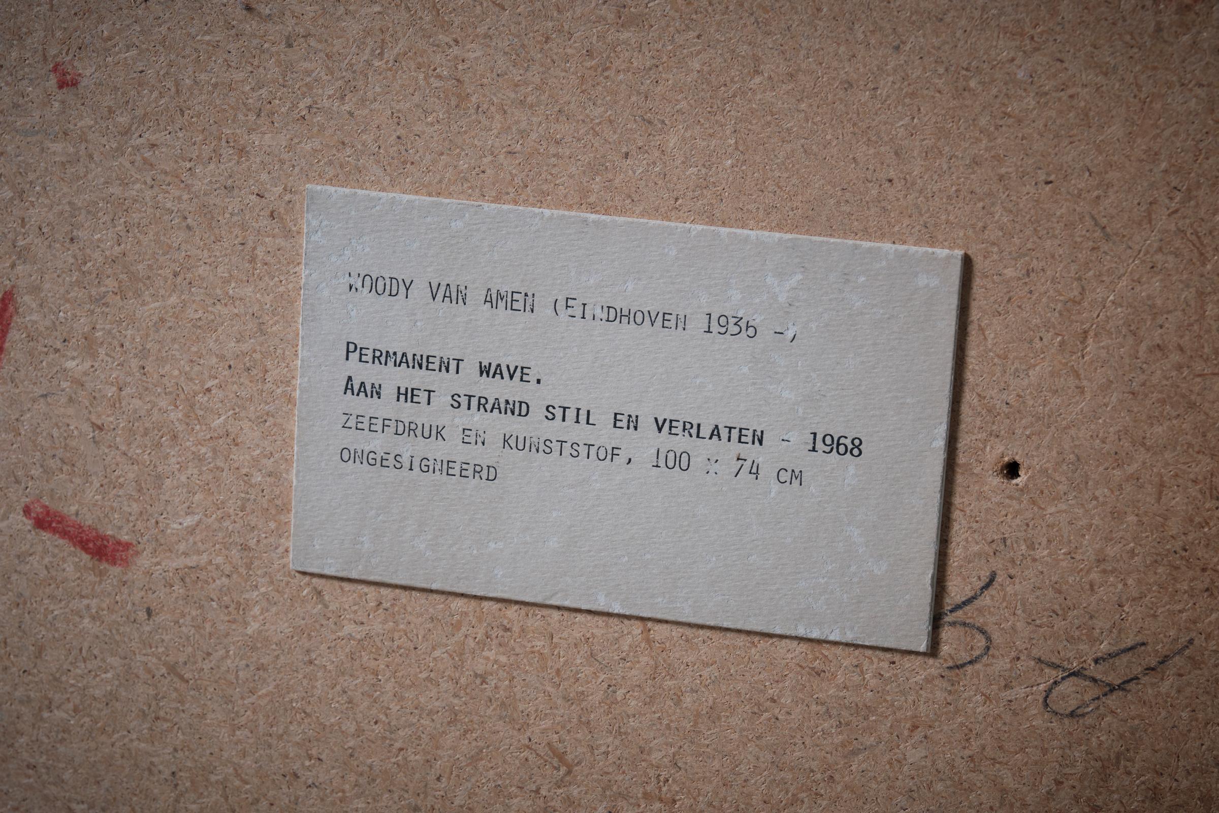 Pop-Art-Seidenschirm von Woody Van Amen, 1968 im Angebot 3