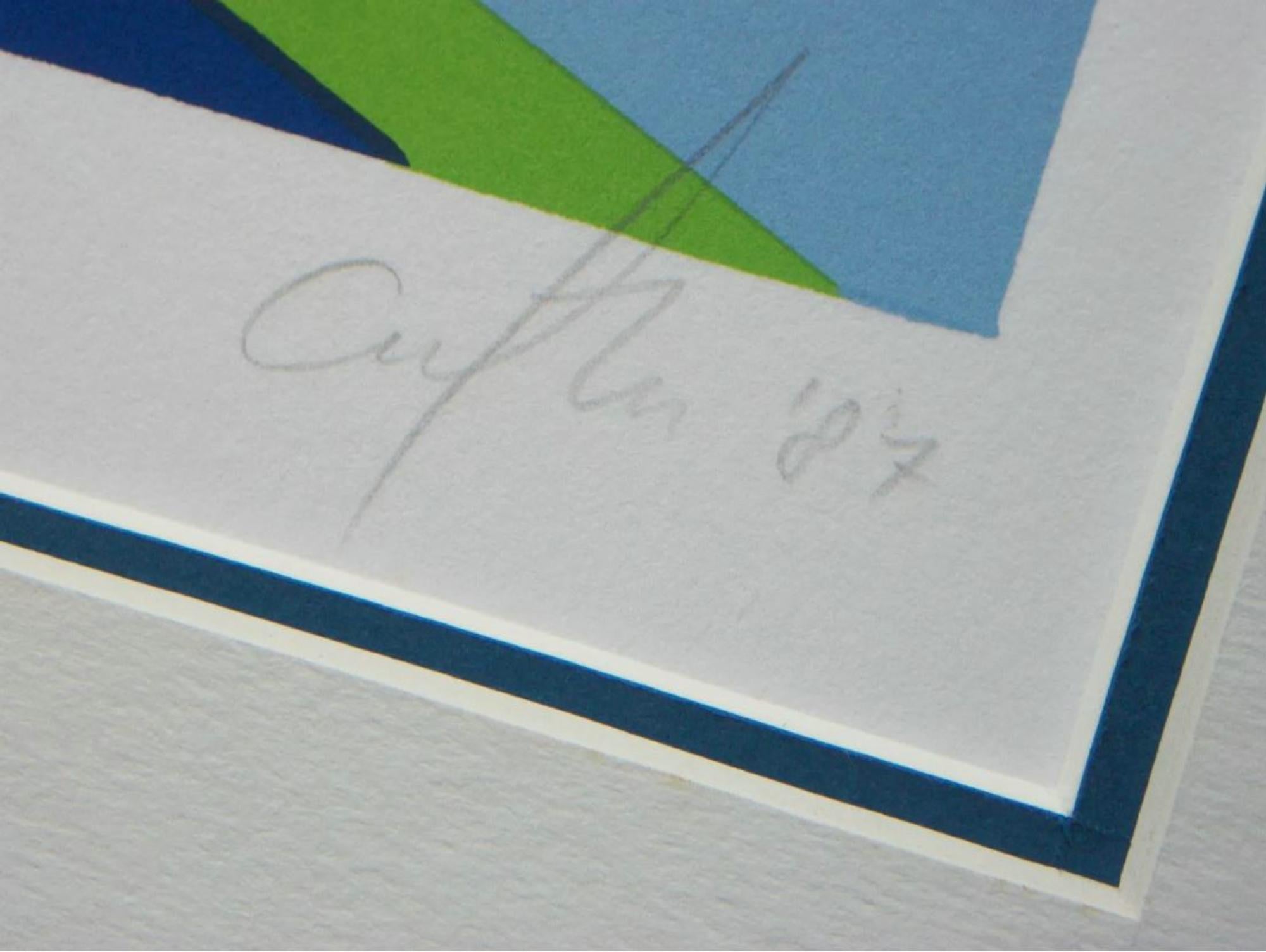 20th Century Pop Art Silkscreen Print on Paper - Signed & Numbered - Circa 1987 For Sale