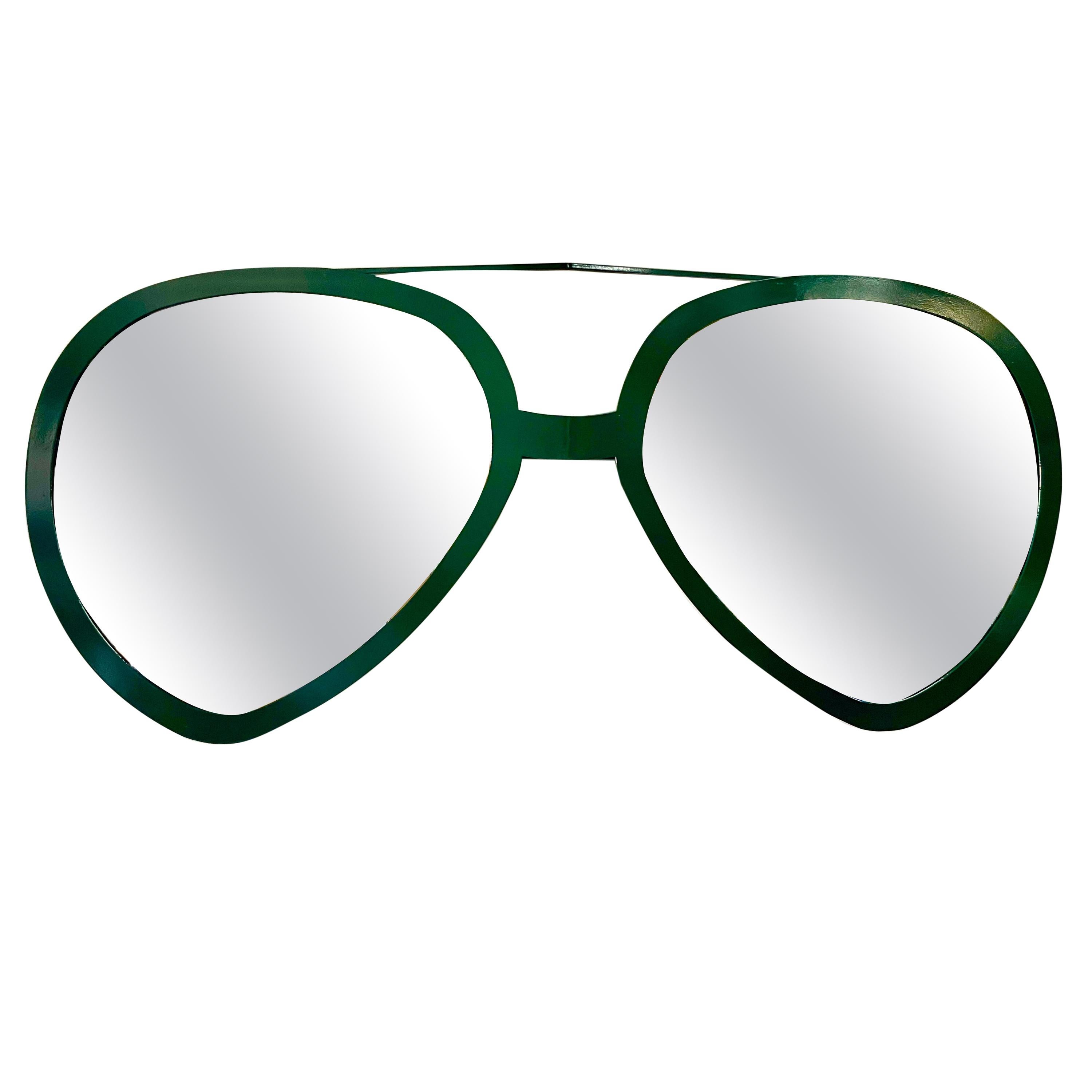 Pop Art Style Aviator Sunglasses Wall Mirror