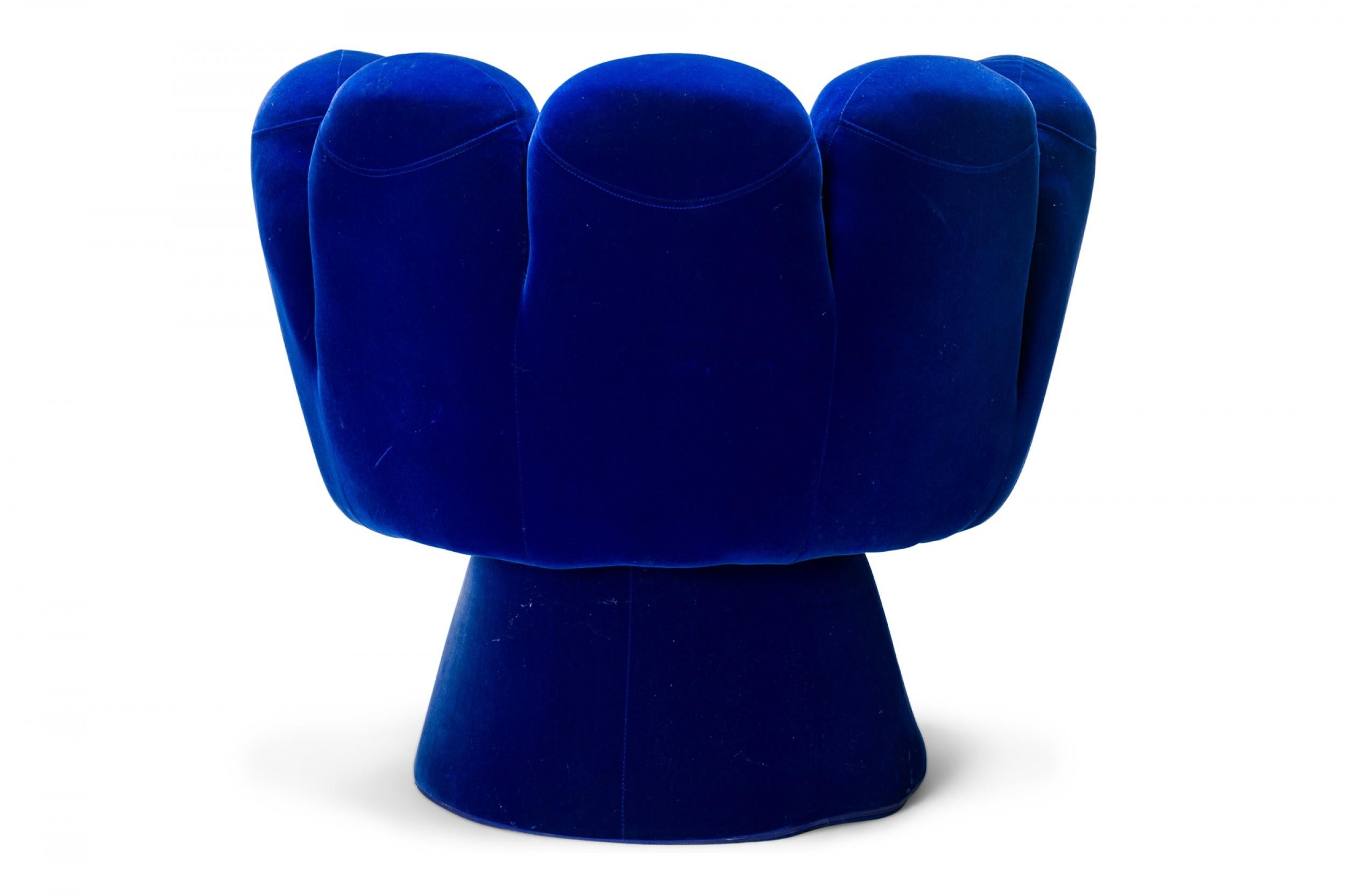 hand chair blue