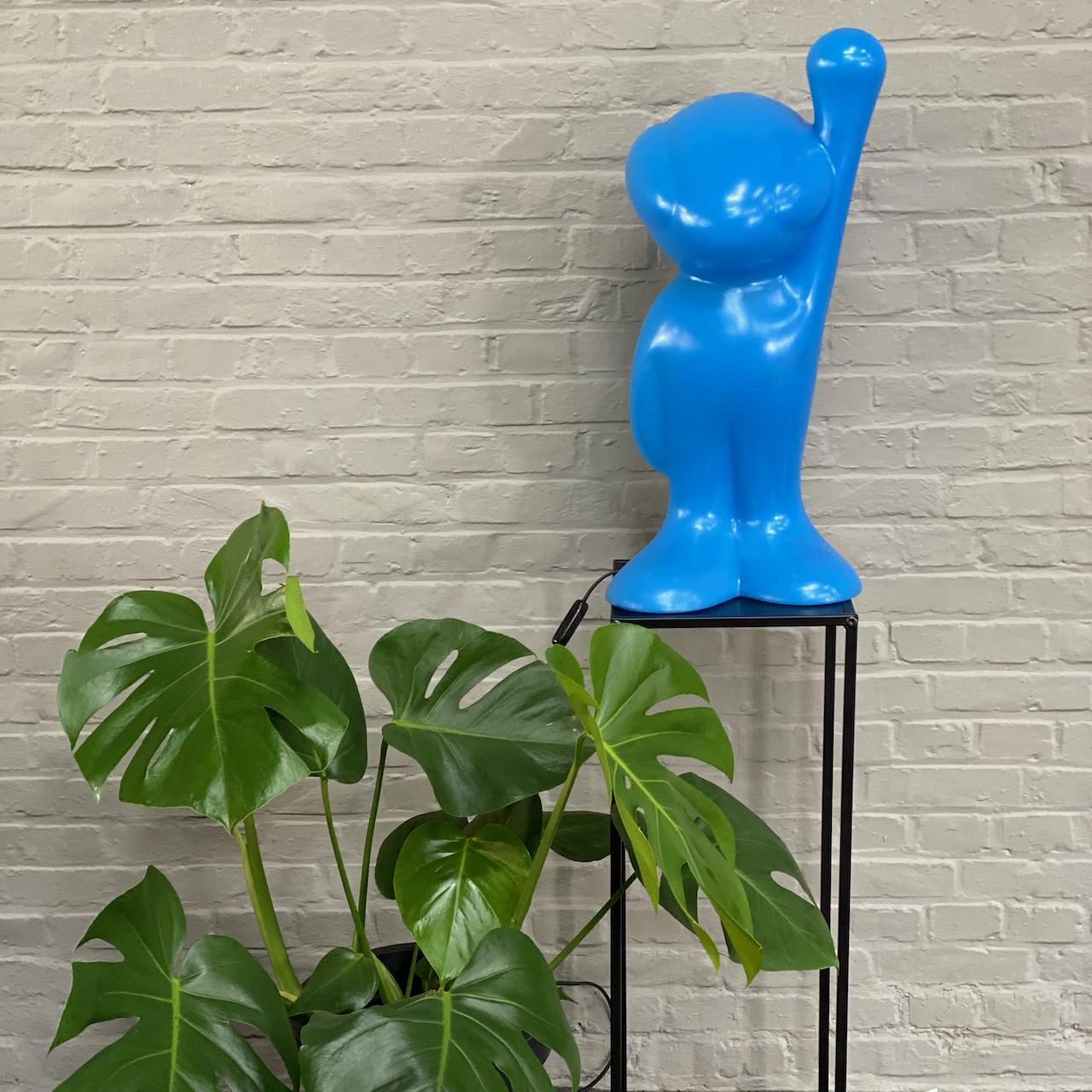 Rare Pop Art style - futuristic modern lamp. Can be used as a table or floor lamp.
Designed by the famous Italian industrialist designer Guido Venturini. 
Produced in 2001 by Alessi in Italy. 
The original label is still present on the bottom. 