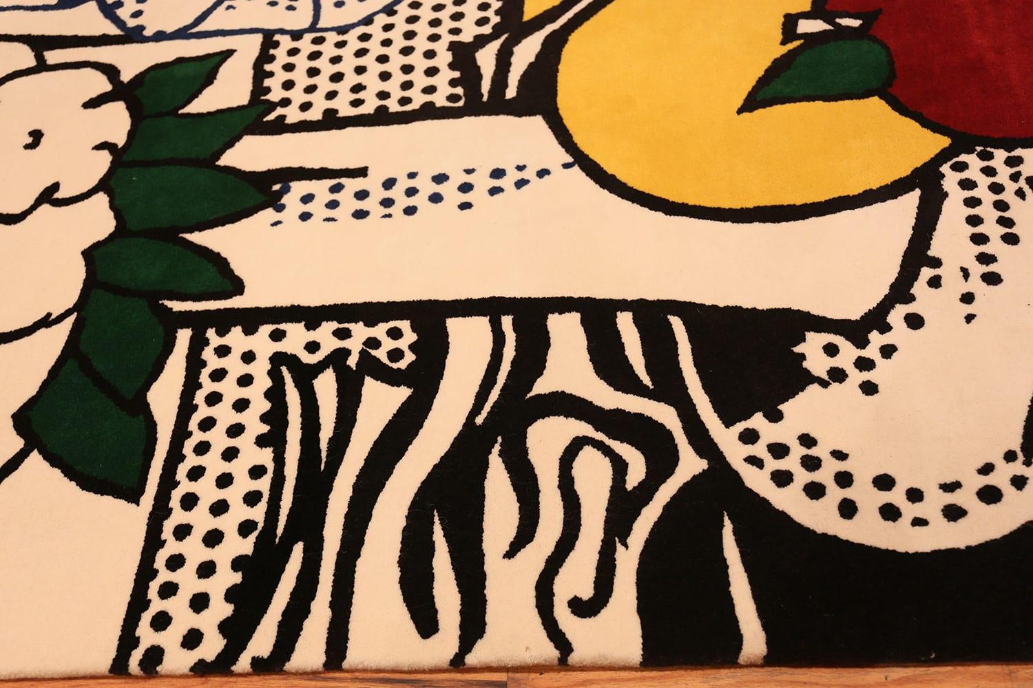 Pop Art Tapestry Rug After Roy Lichtenstein 6'2