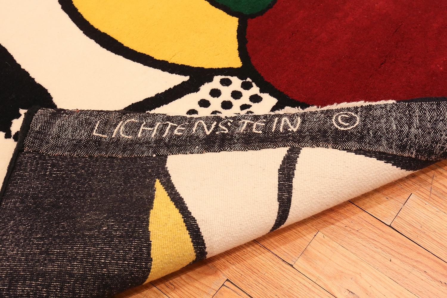 Pop Art Tapestry Rug After Roy Lichtenstein 6'2